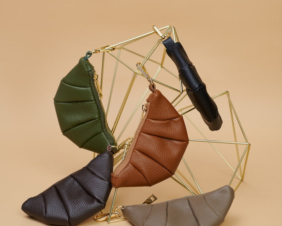 Monedero Piel Croissant