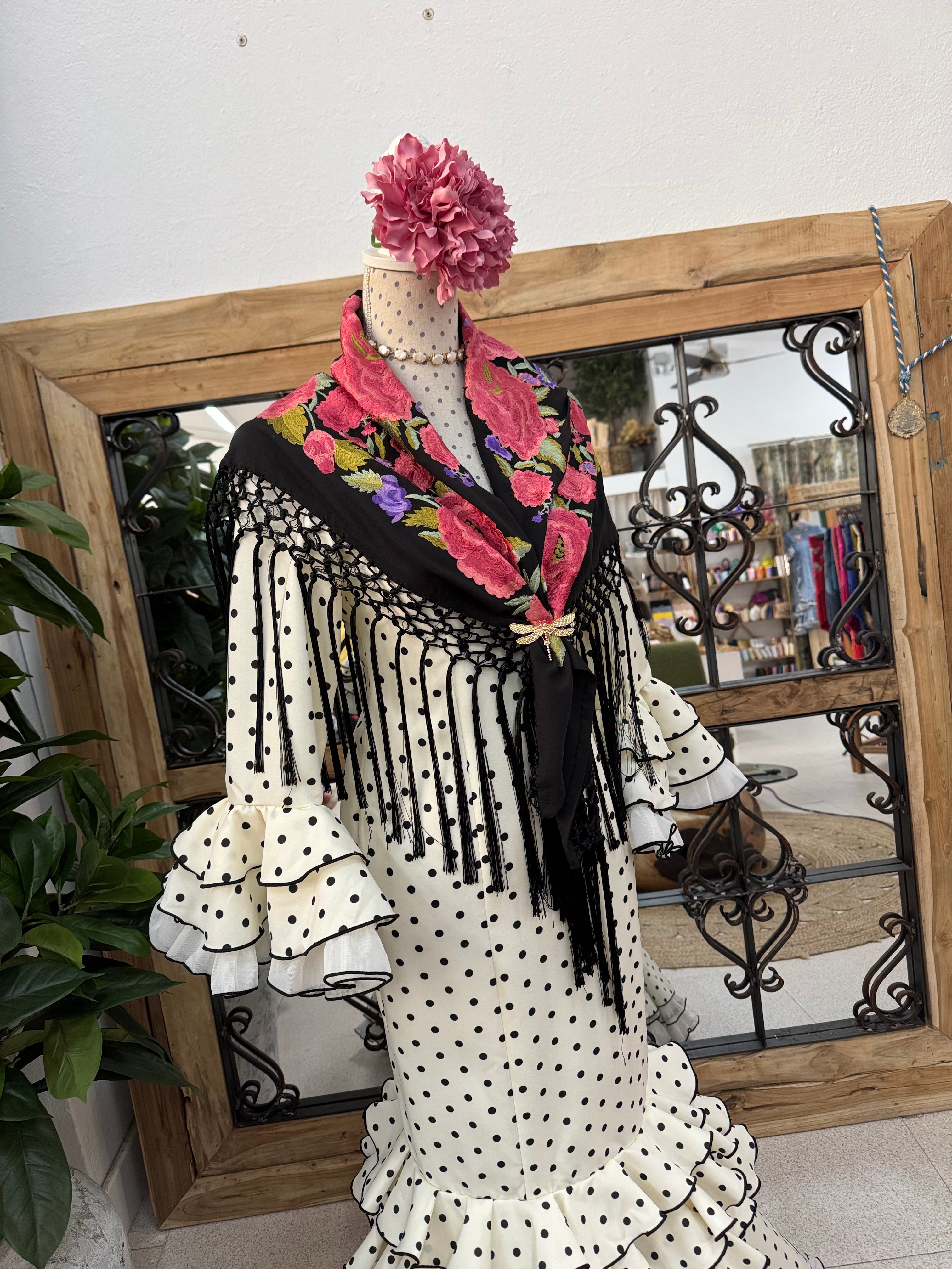 Vestido Macu Beig lunar Negro T.36