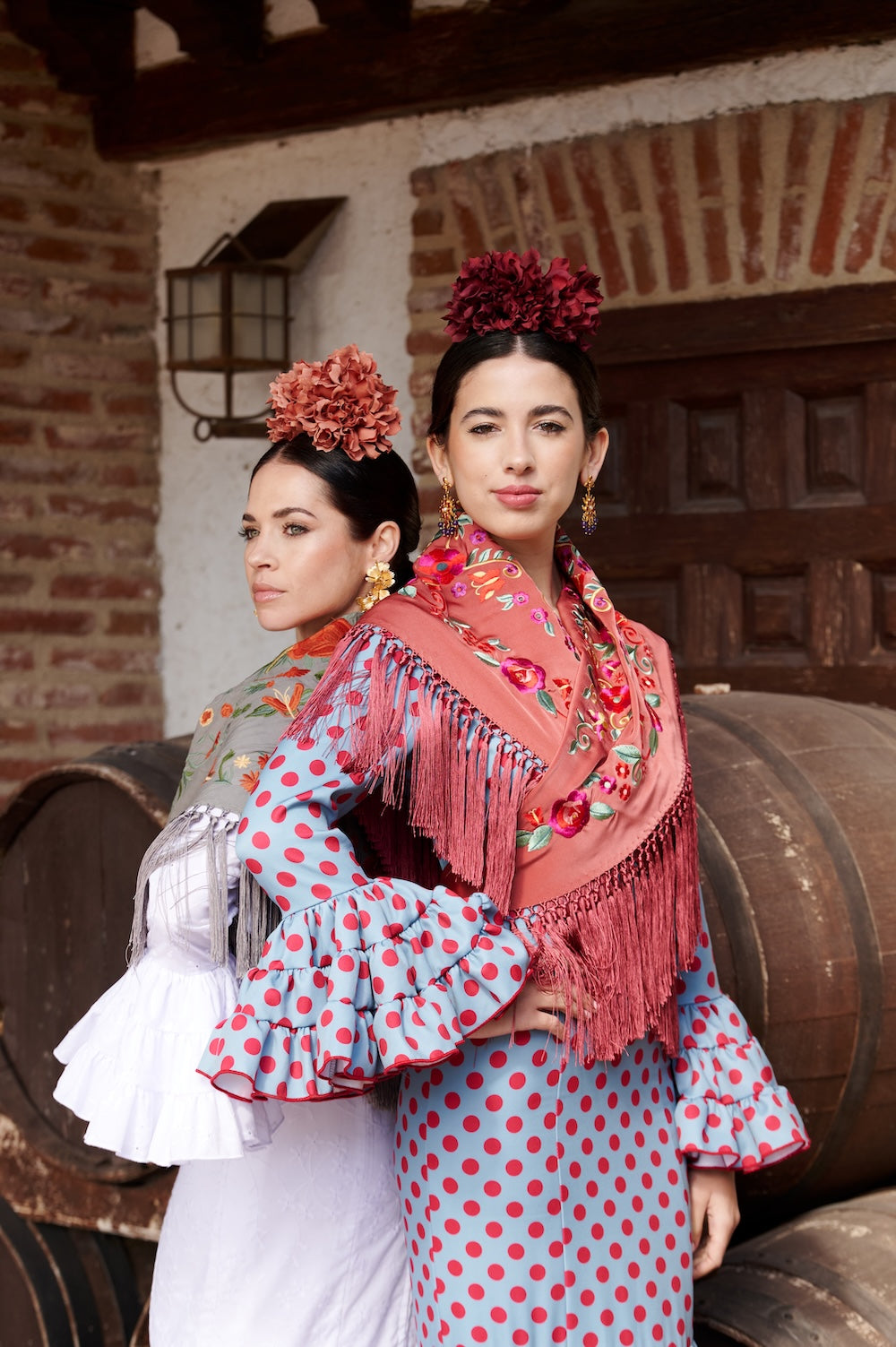 Traje de Flamenca Mod. Cordobesa  Bioelástico Lunar