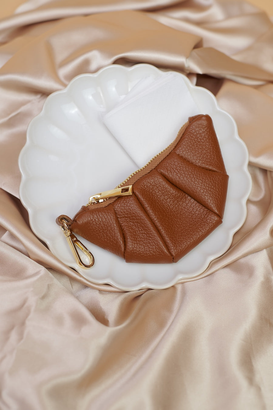 Monedero Piel Croissant