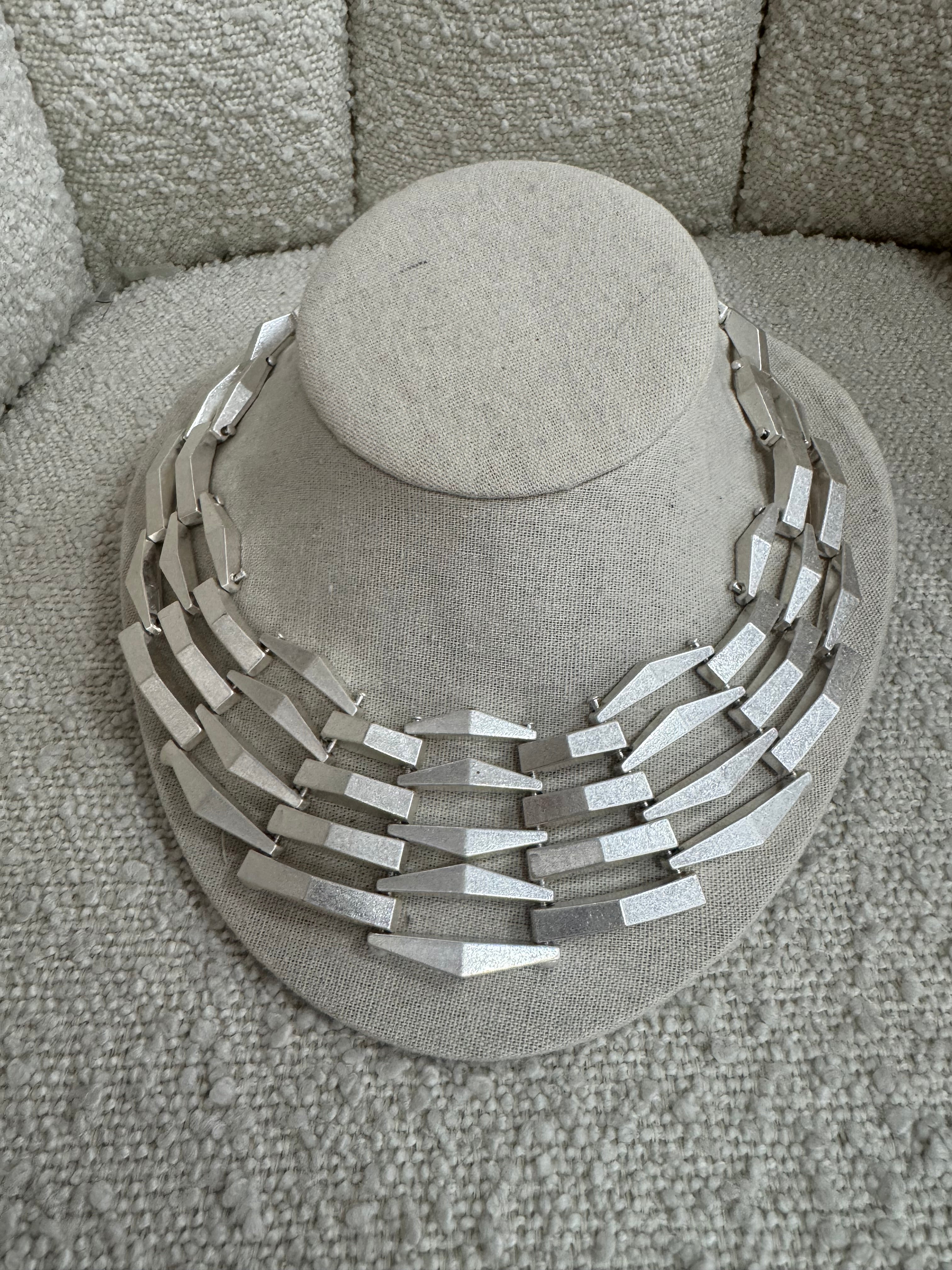 Choker Cadena Oro y Plata