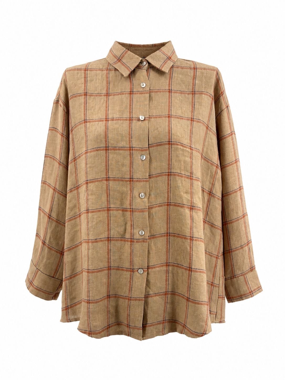 Camisa Cuadros Lino