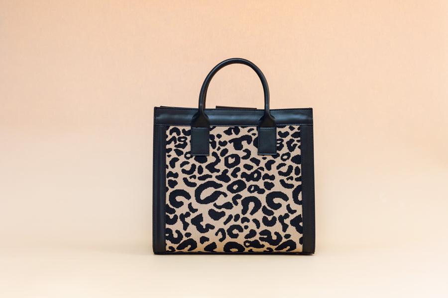 Tote Bag Piel Print Negro