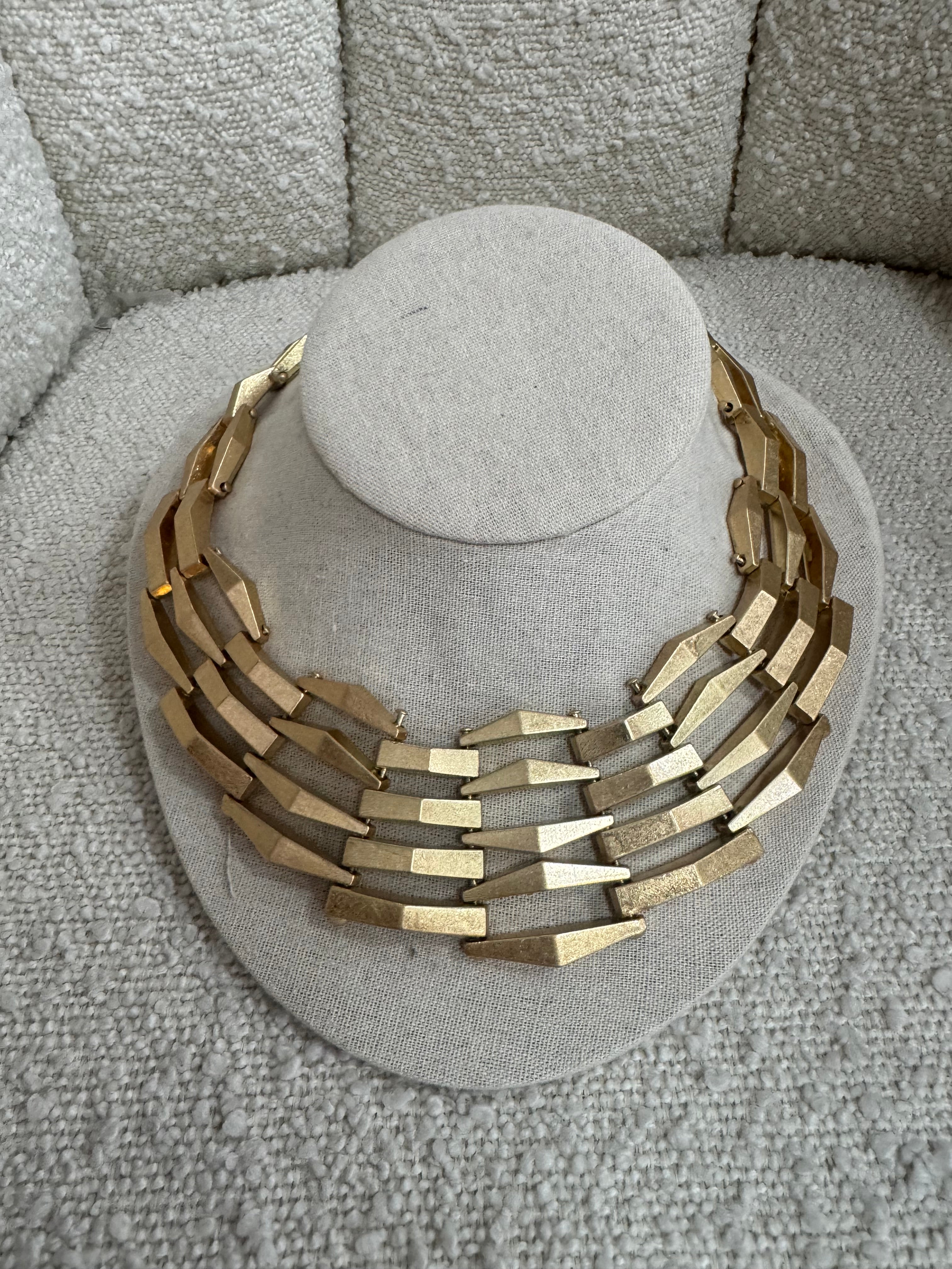 Choker Cadena Oro y Plata