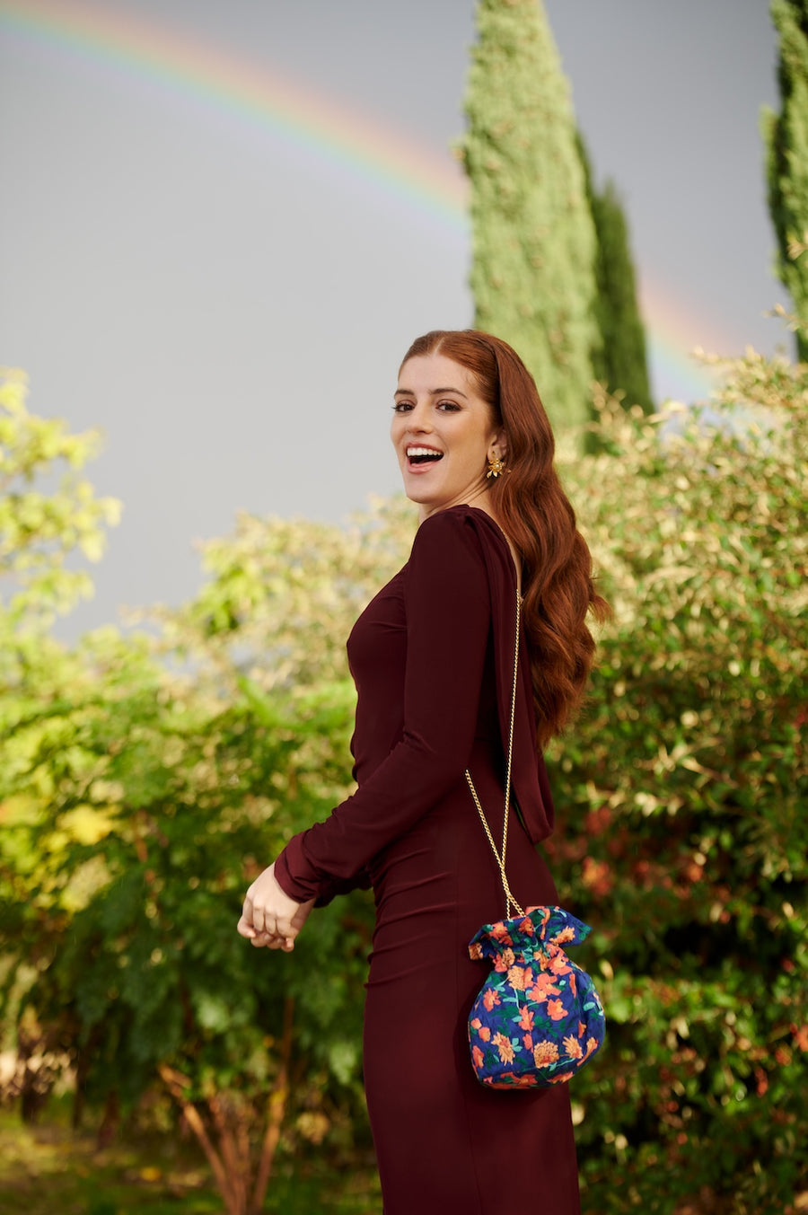 Bombonera Carroza Flores Bordada