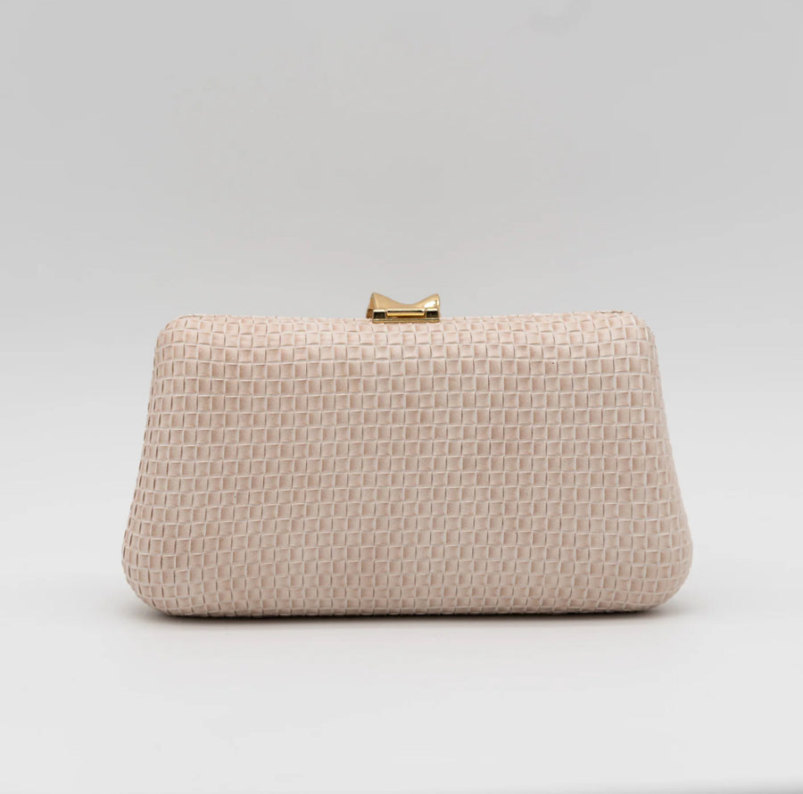 Clutch Trenzado Beig