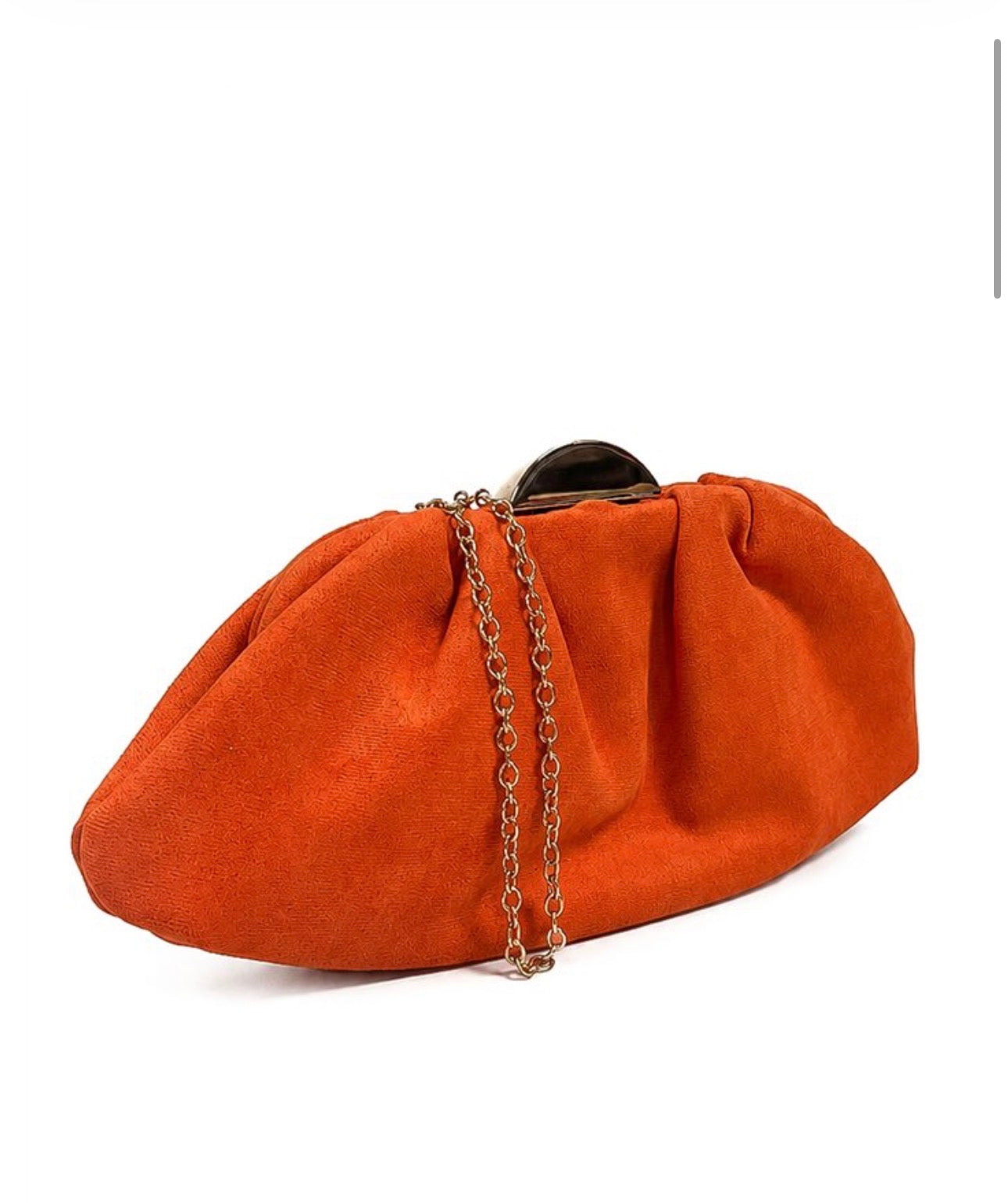Bolso de Mano Ante Naranja