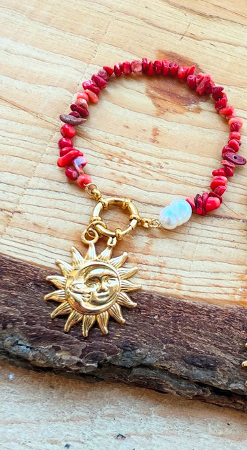 Pulsera Coral Sun