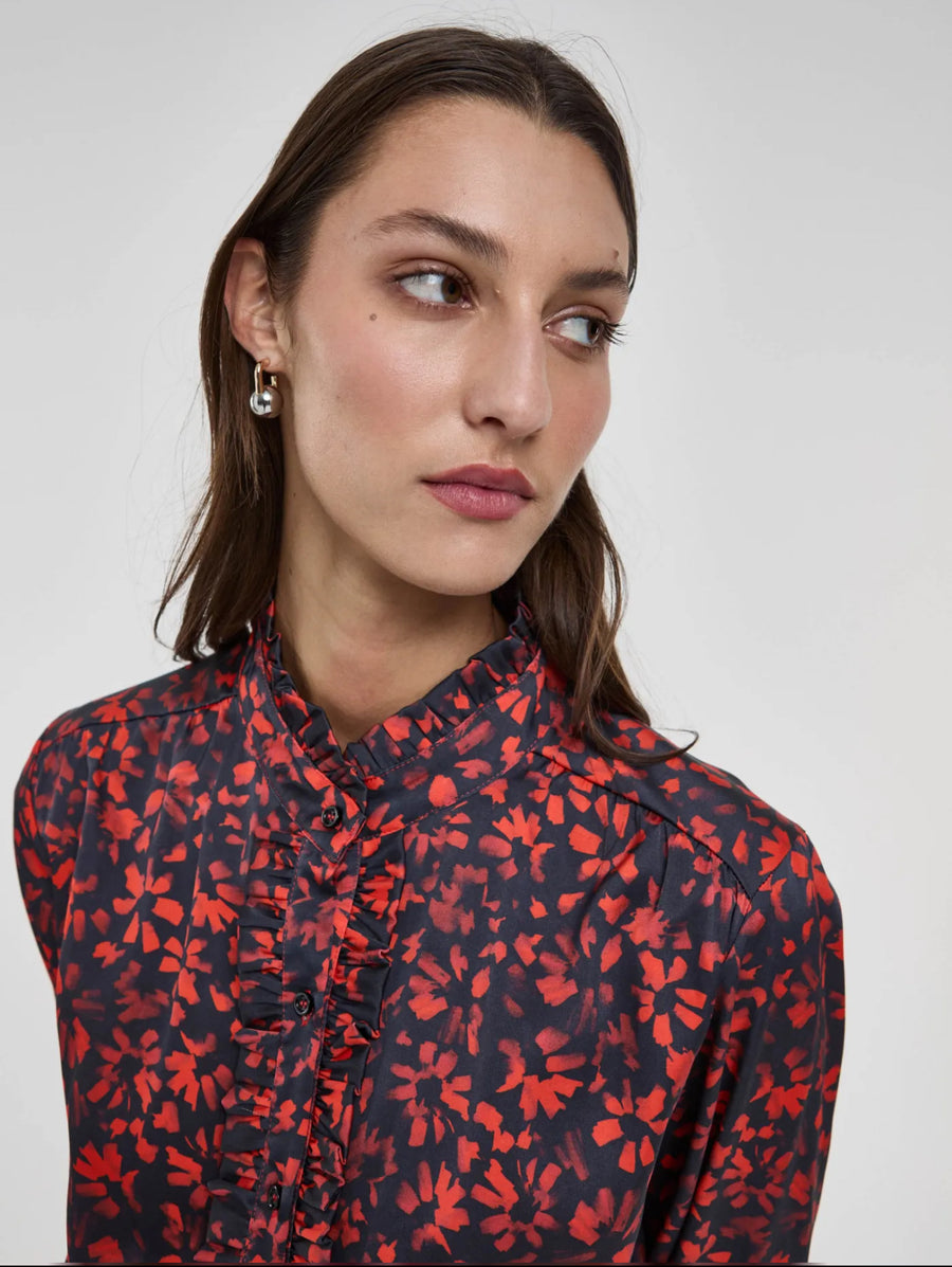 Blusa Flowers Red