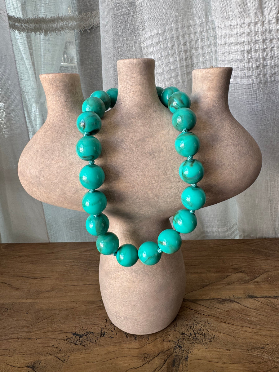 Choker Bolas Turquesa