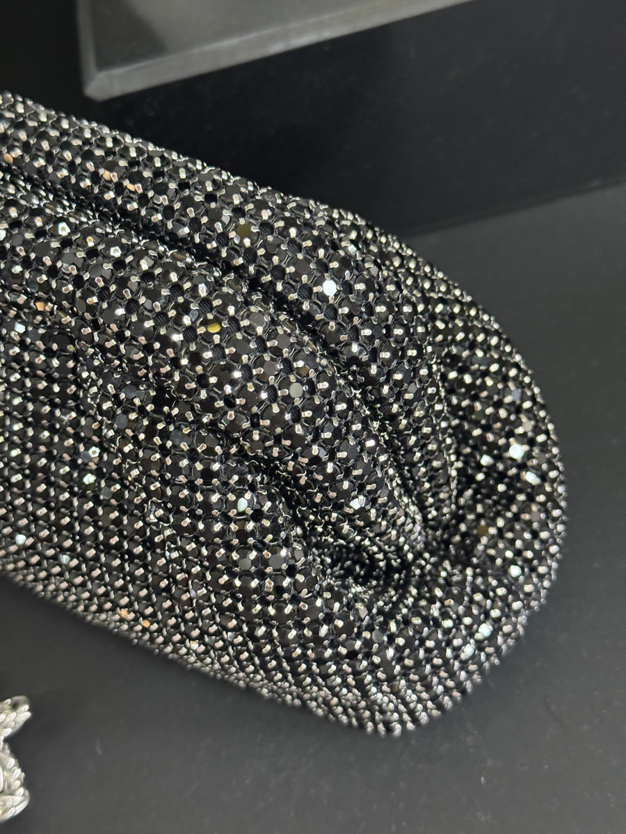 Bolso De Mano Cristal Black