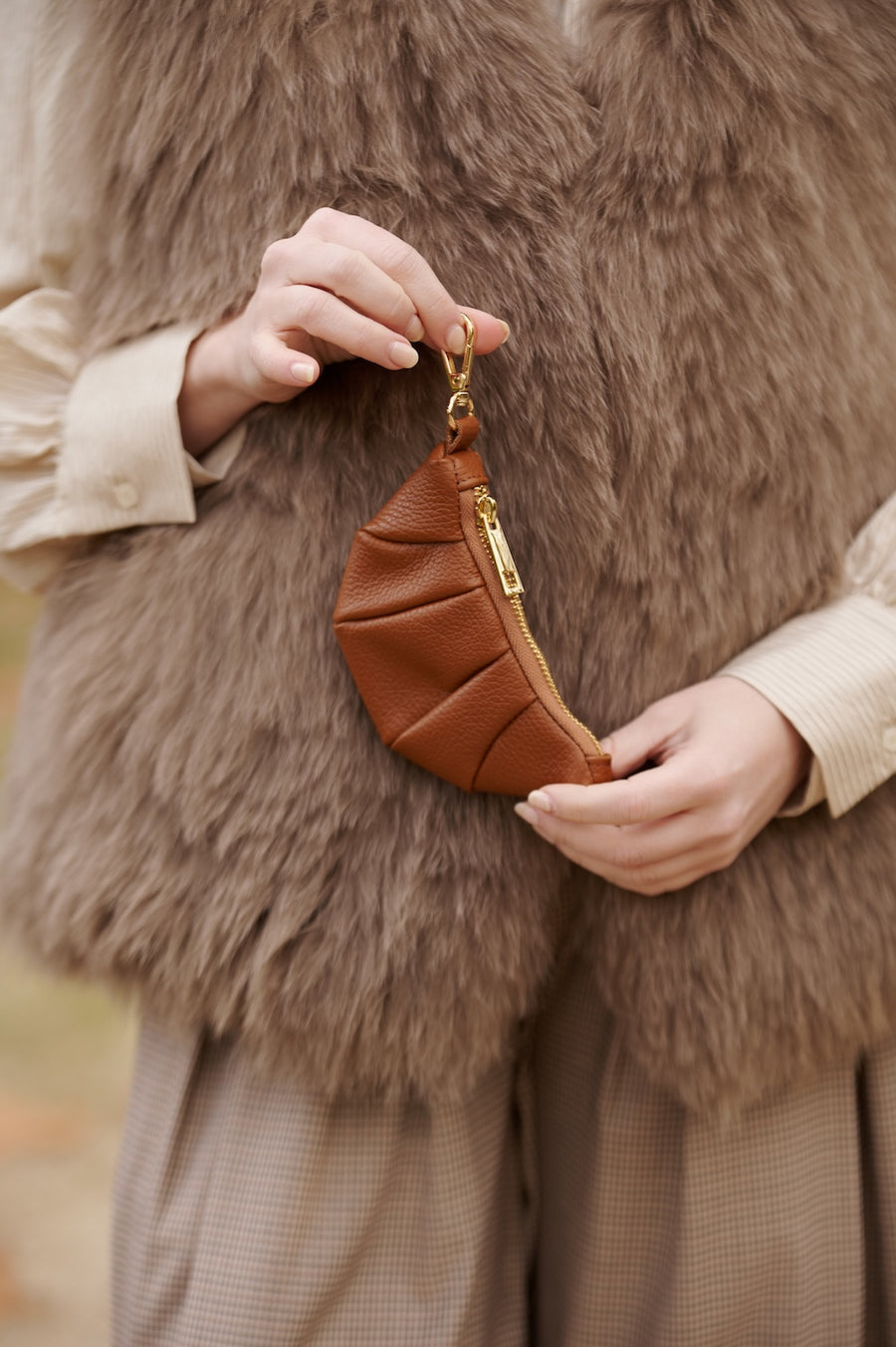 Monedero Piel Croissant