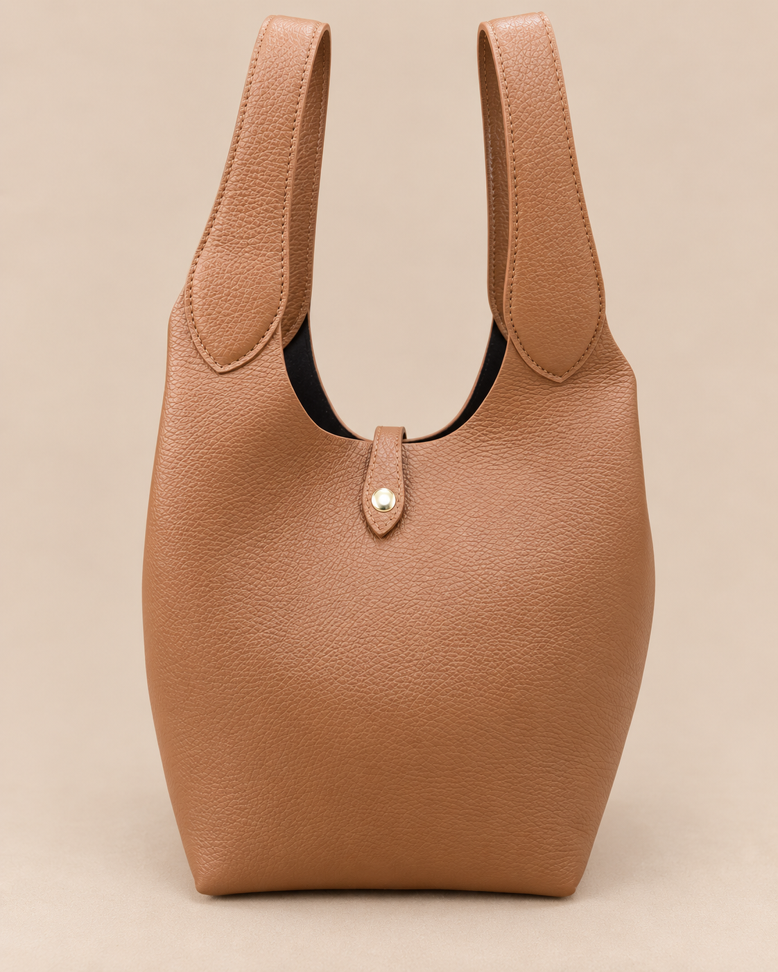 Bolso Piel Camel
