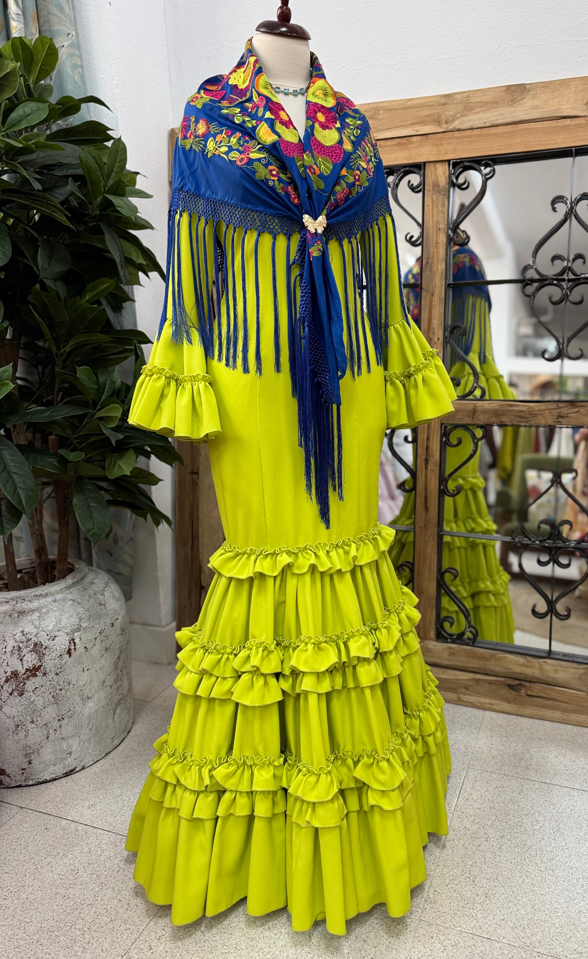 Traje Flamenca Granada Lima T.36