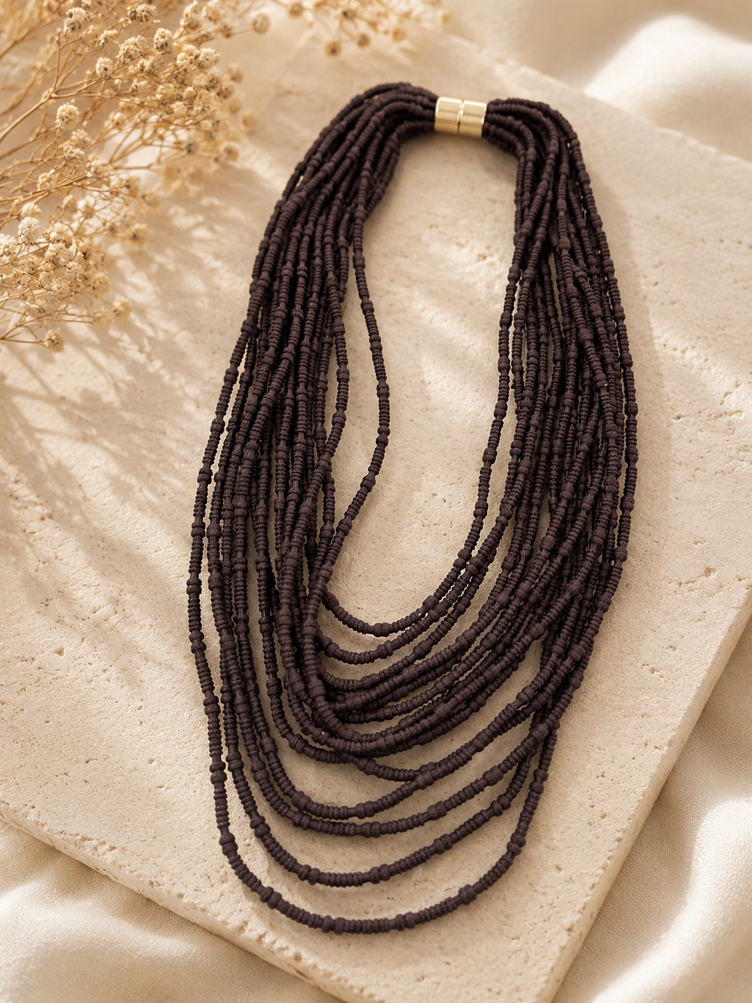 Collar Multi Cuerdas 4 Colores
