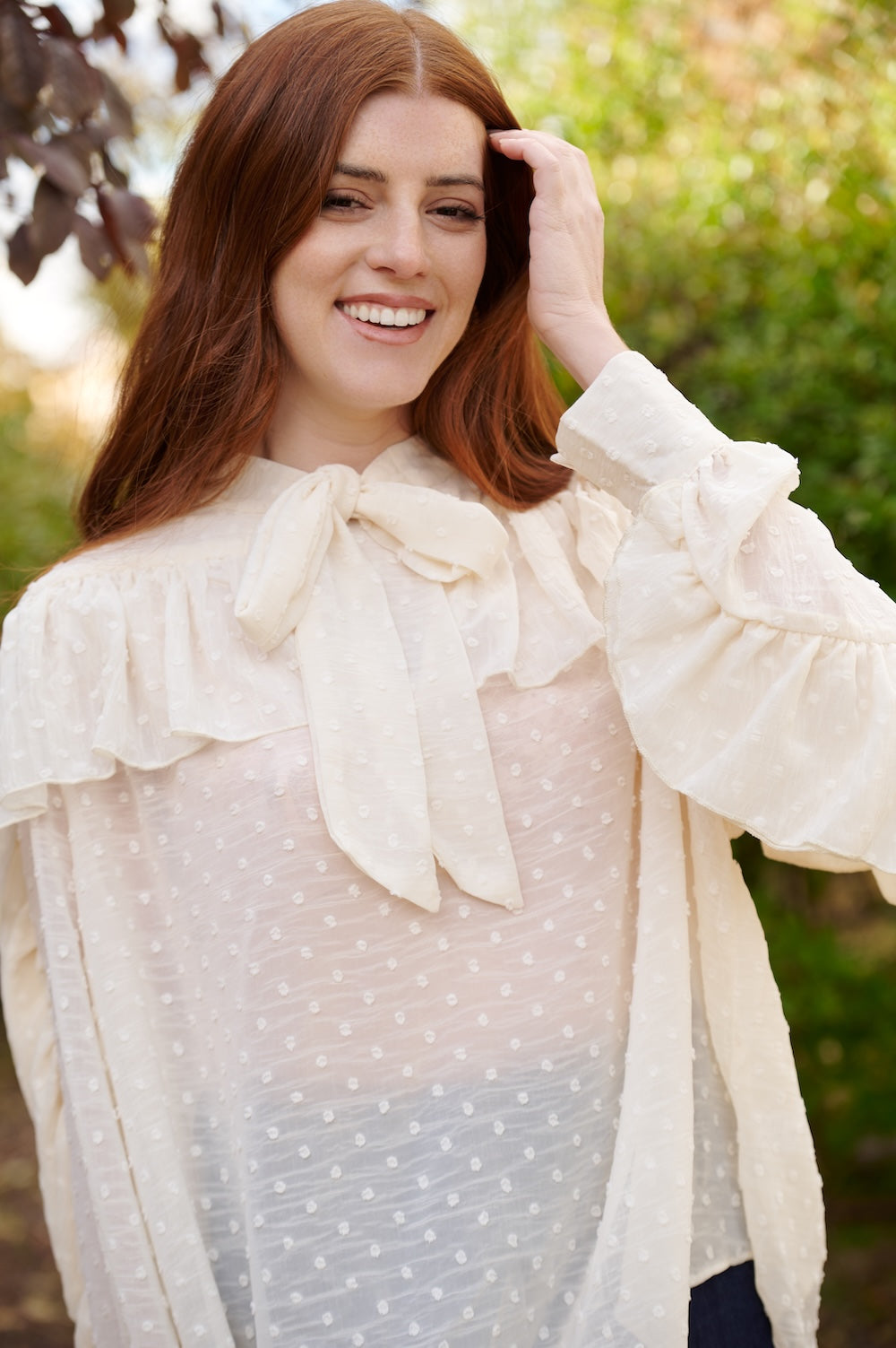 Blusa Lazo Topy Beig