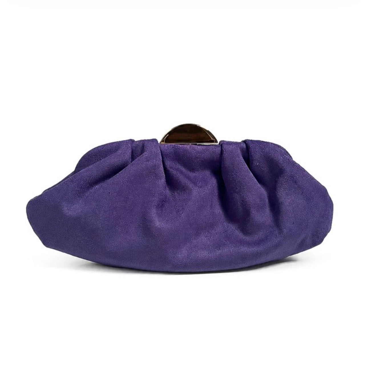 Bolso de Mano Ante Morado Lavanda