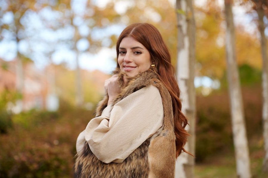 Chaleco Piel Natural Ball