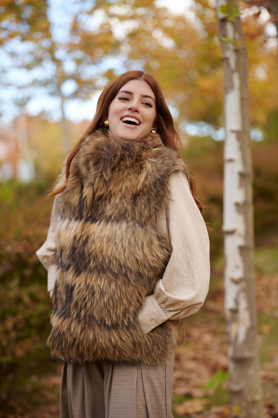 Chaleco Piel Natural Ball