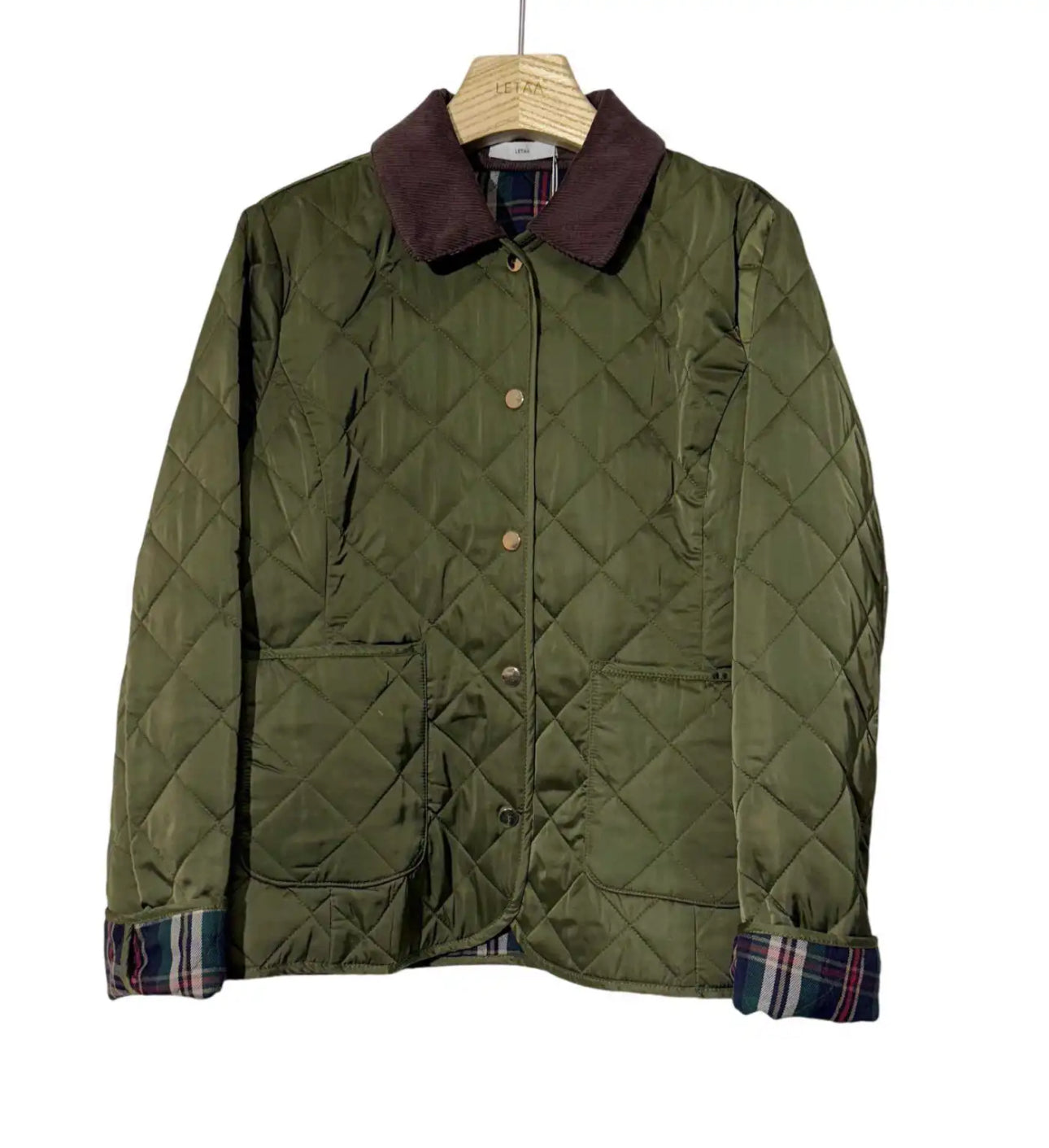 Chaqueta Enguatada Verde