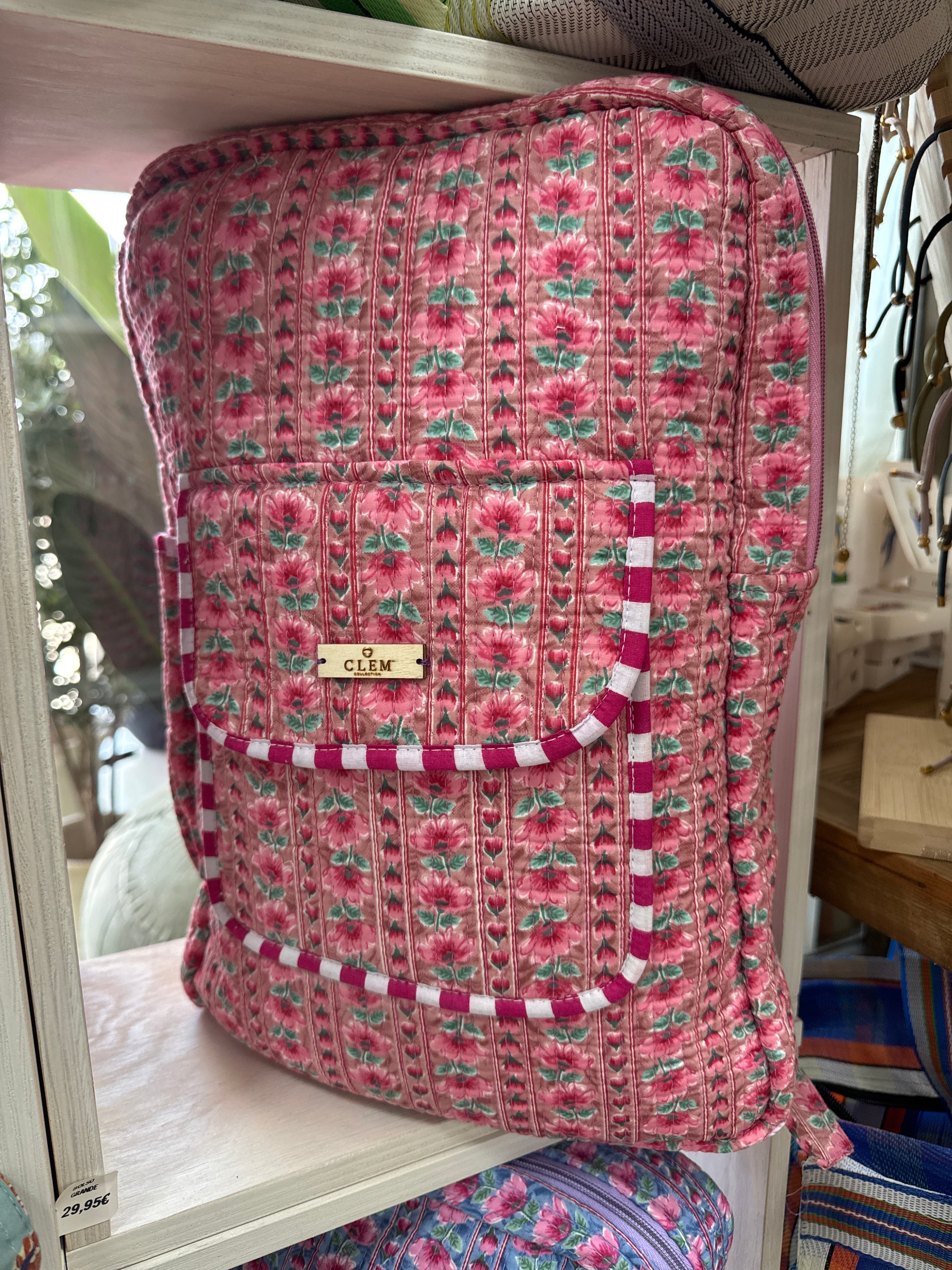 Mochila Acolchada Fucsia