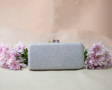 Clutch Purpi Plata