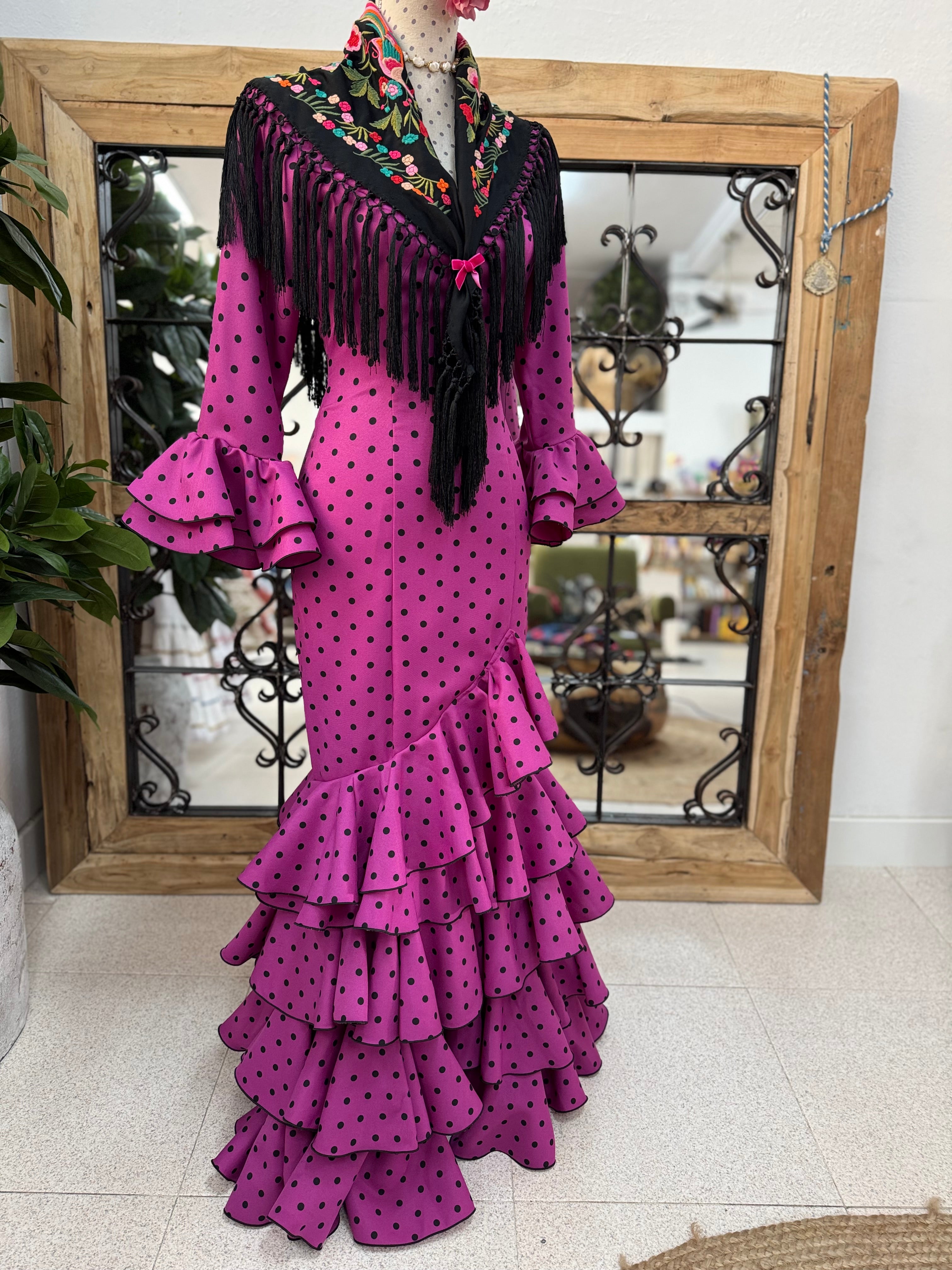 Traje de Flamenca Lola Buganvilla