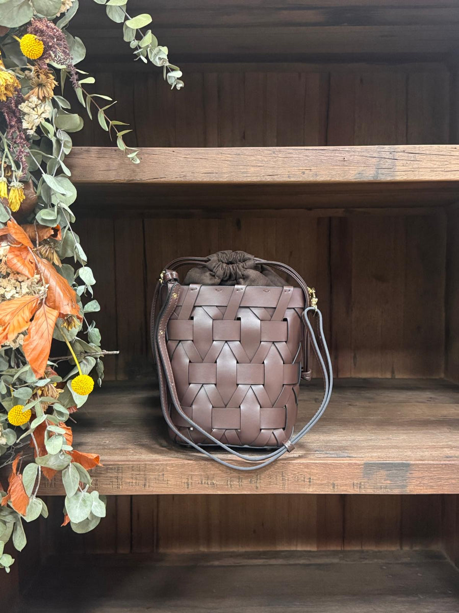 Bolso Piel Trenzada Rozas