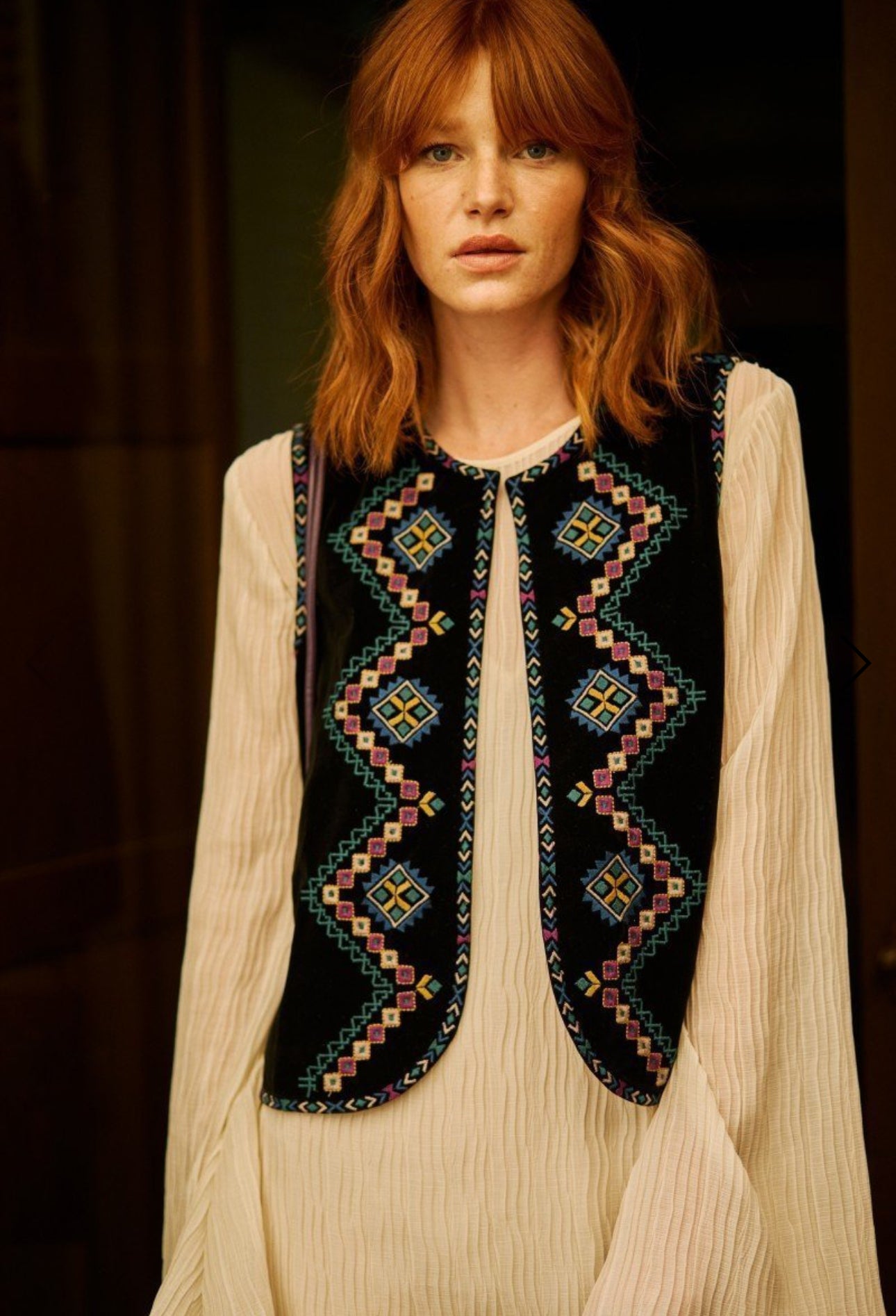 Chaleco Terciopelo Boho Latido