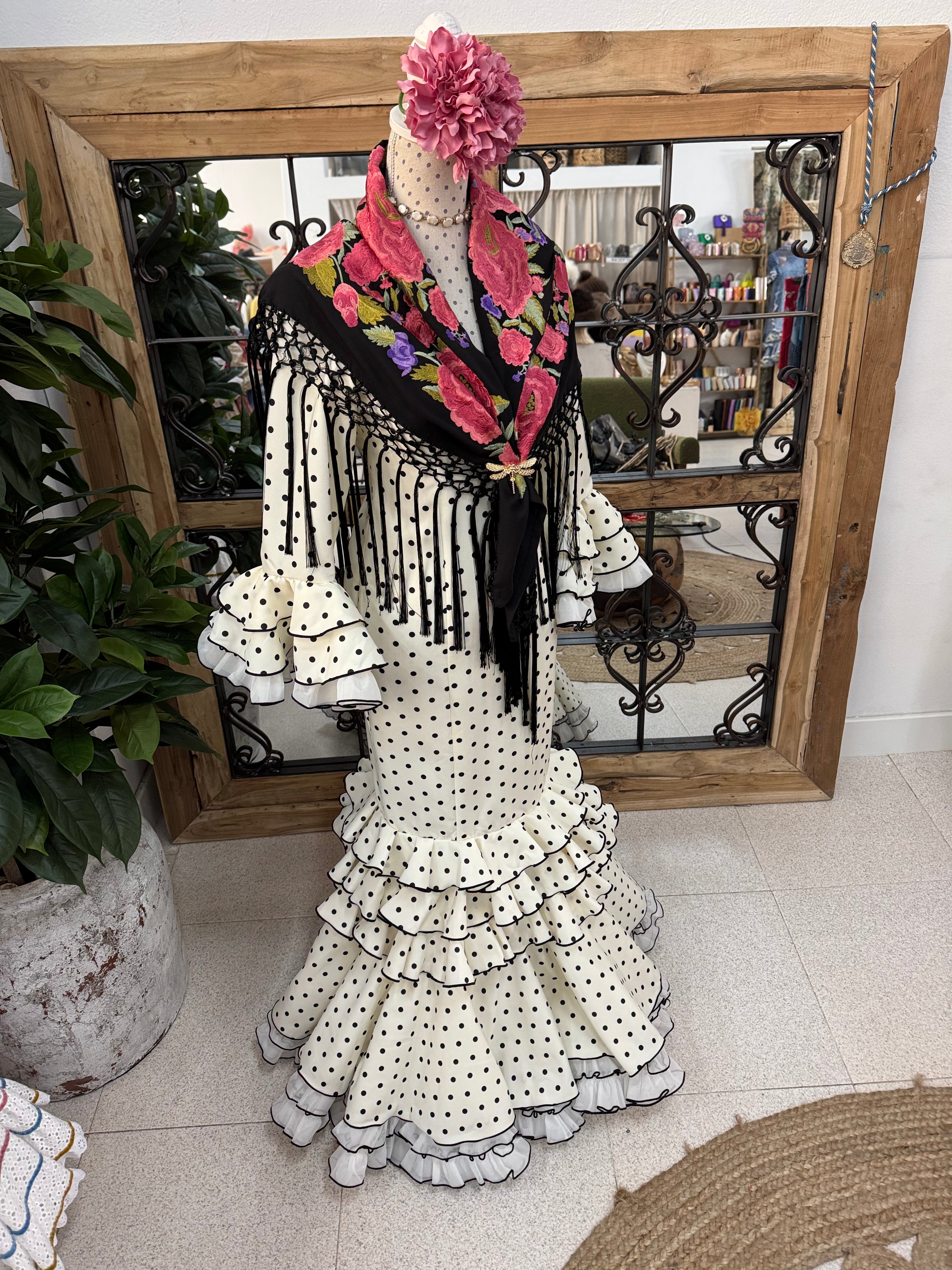 Vestido Macu Beig lunar Negro T.36