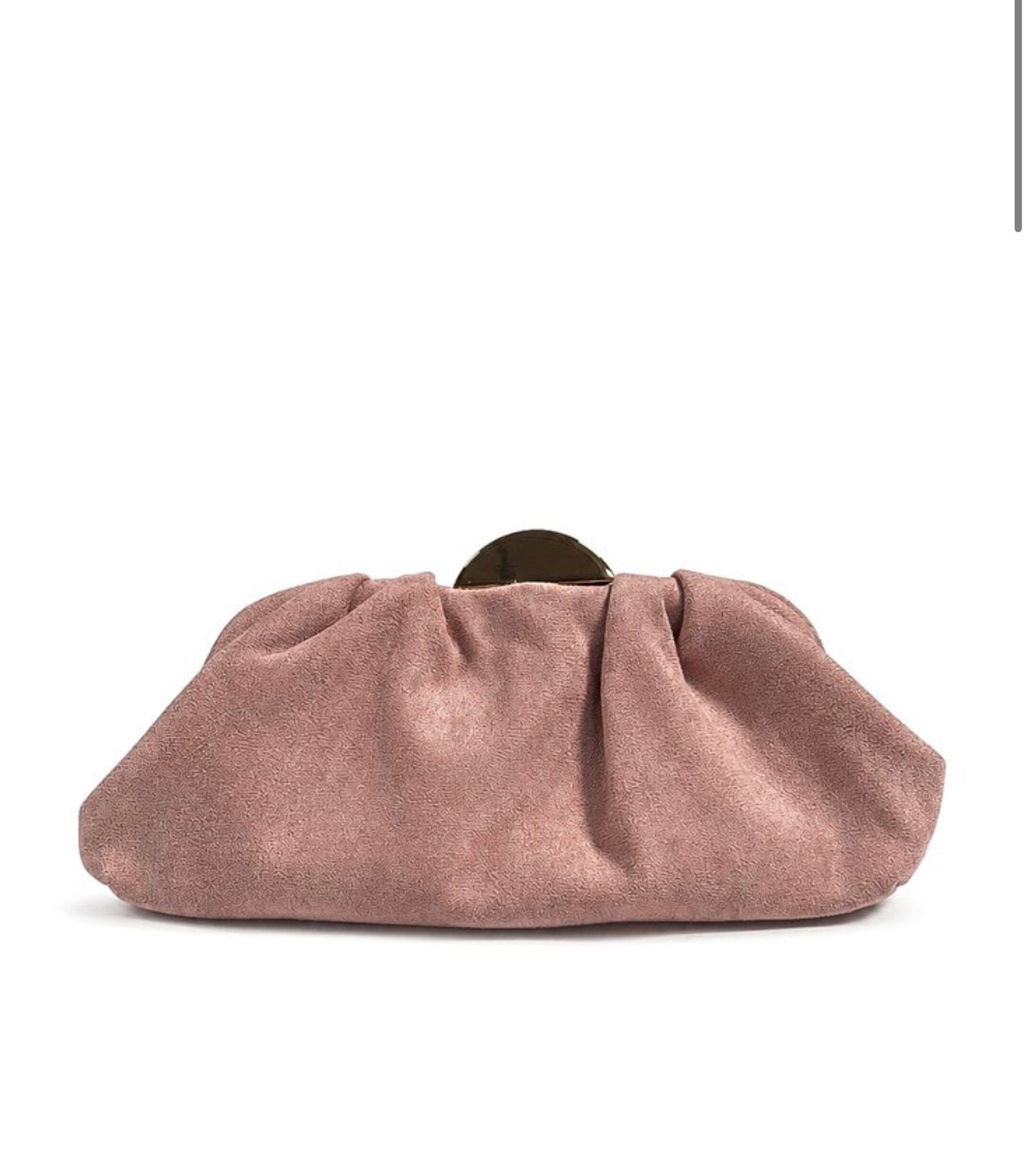 Bolso de Mano Ante Rosa