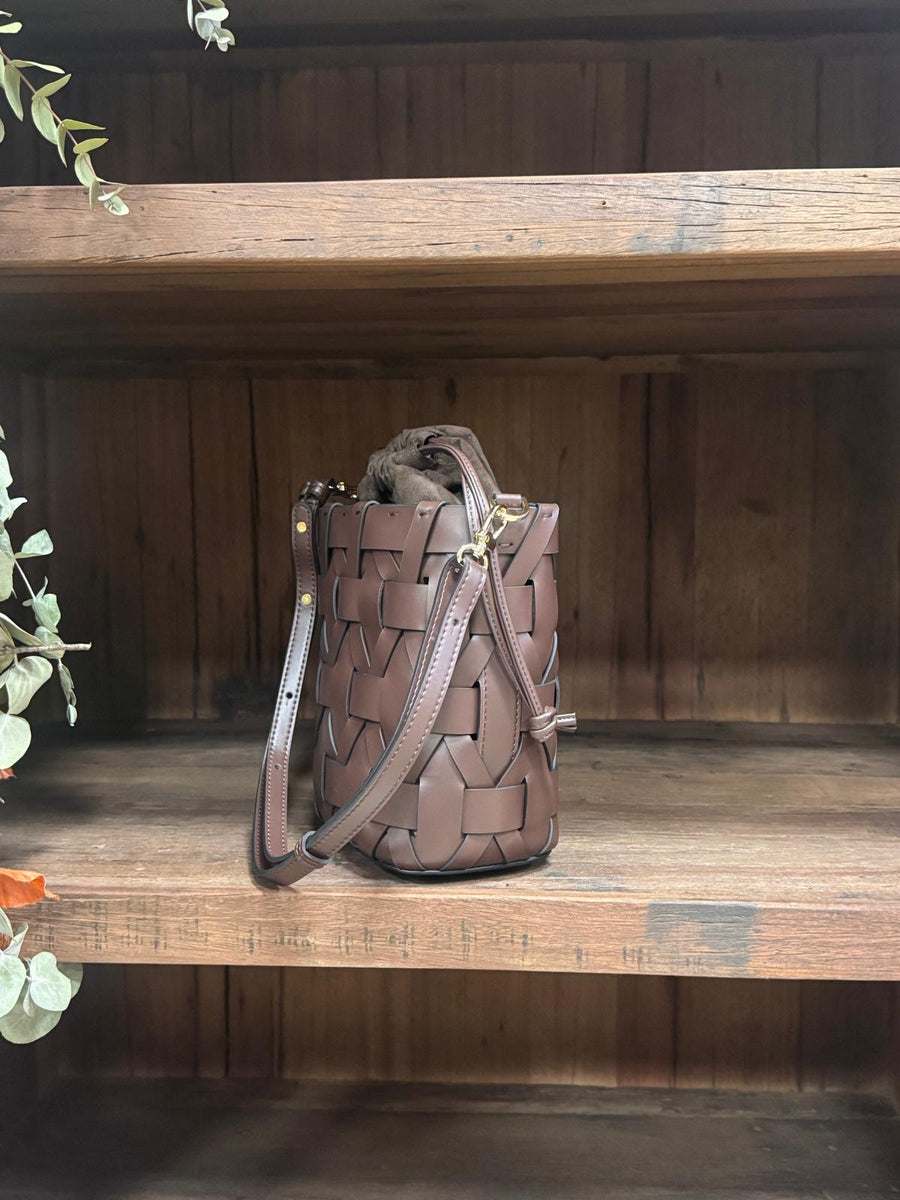 Bolso Piel Trenzada Rozas