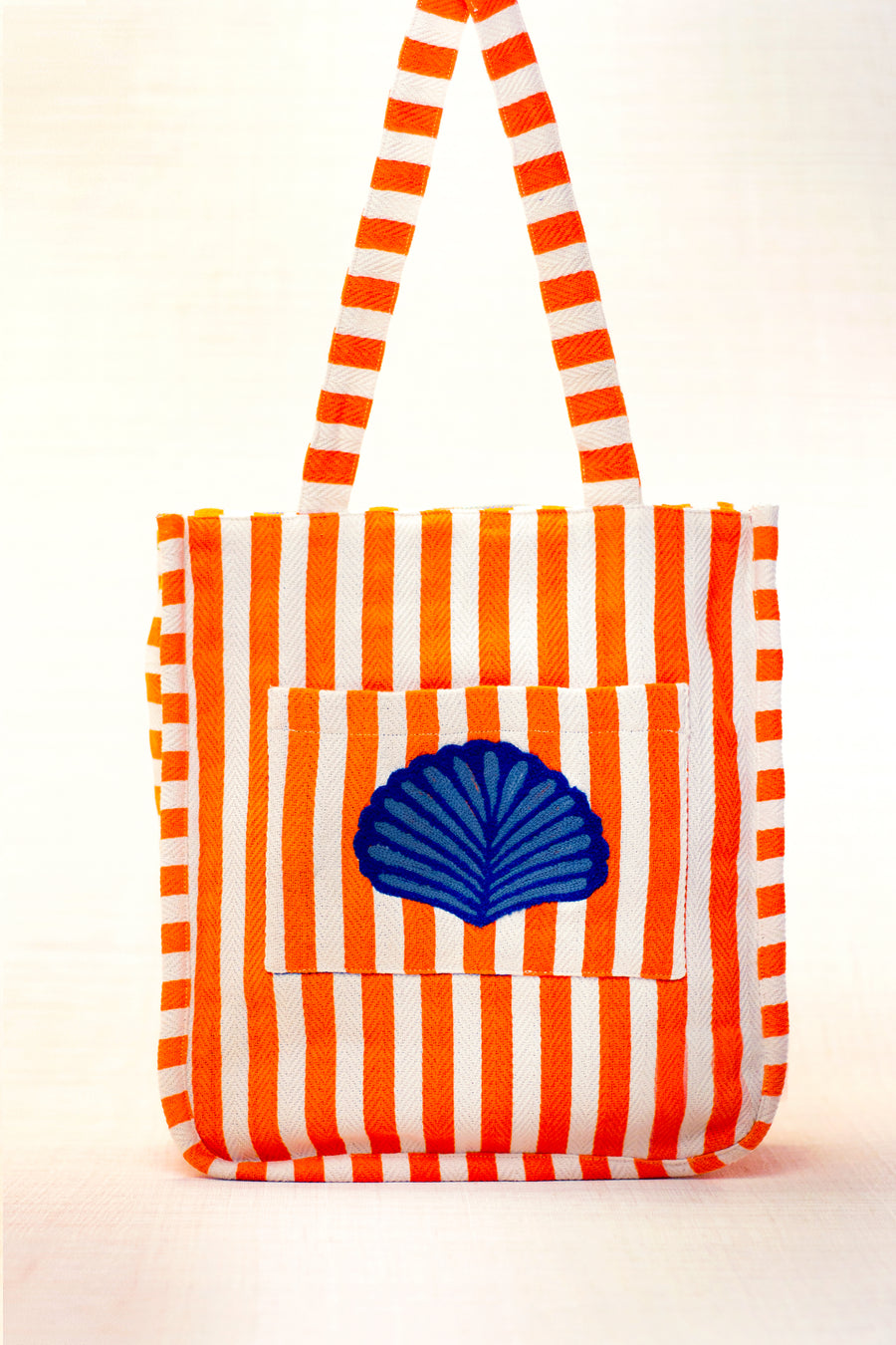 Bolso Shopper Rayas Concha