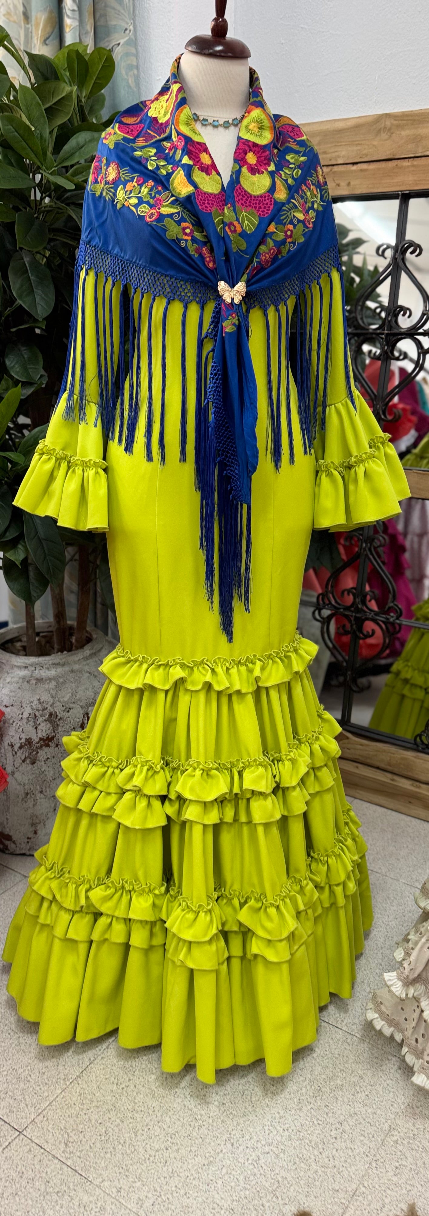Traje Flamenca Granada Lima T.36