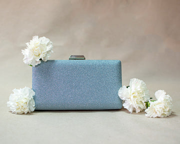 Clutch Azul Brilló