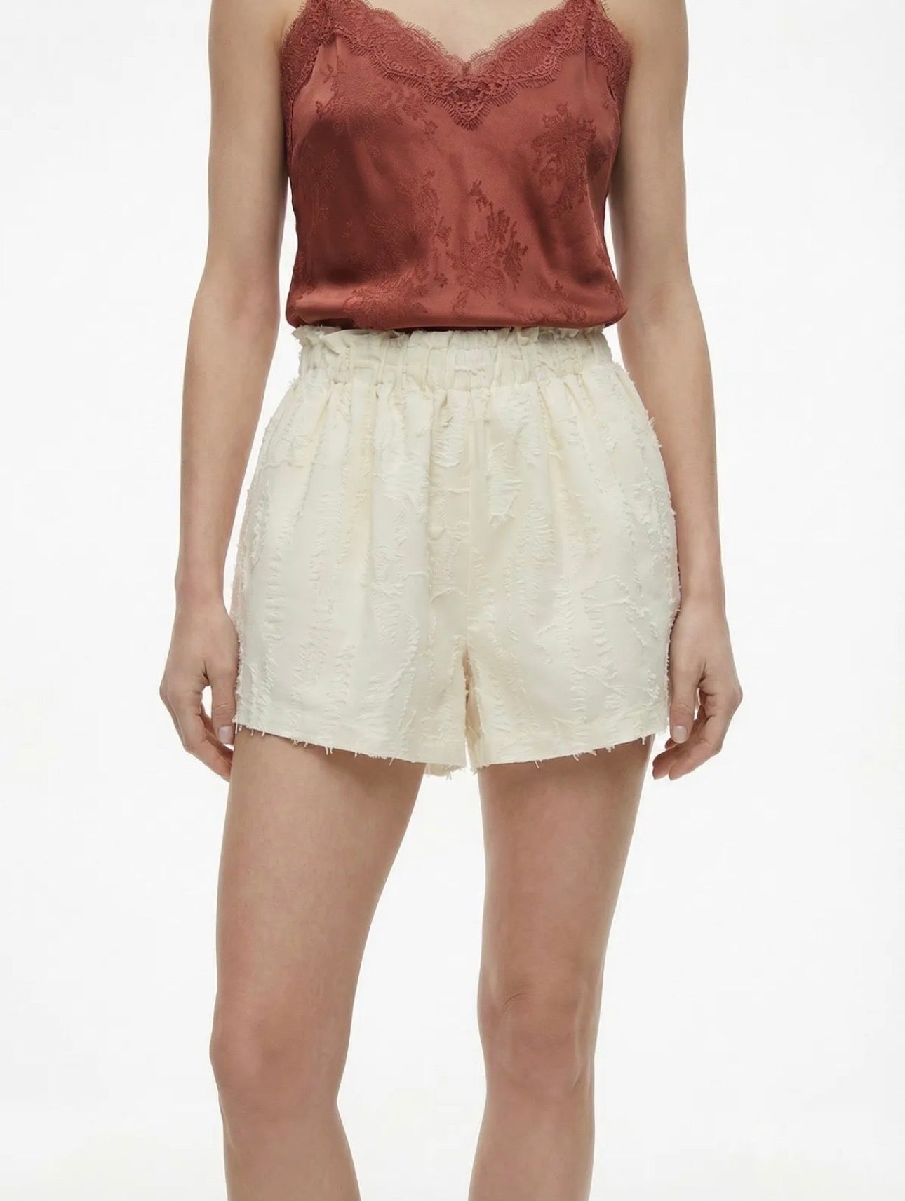 Short Blanco Roto Tokio