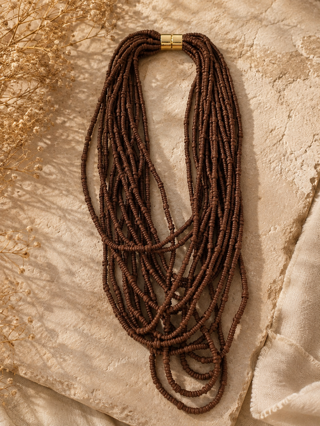 Collar Multi Cuerdas 4 Colores