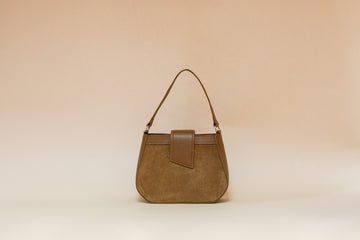 Bolso Piel Saddle Camel