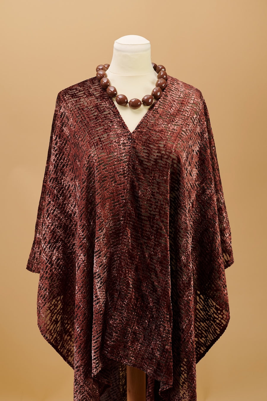 Capa de Terciopelo Marrón