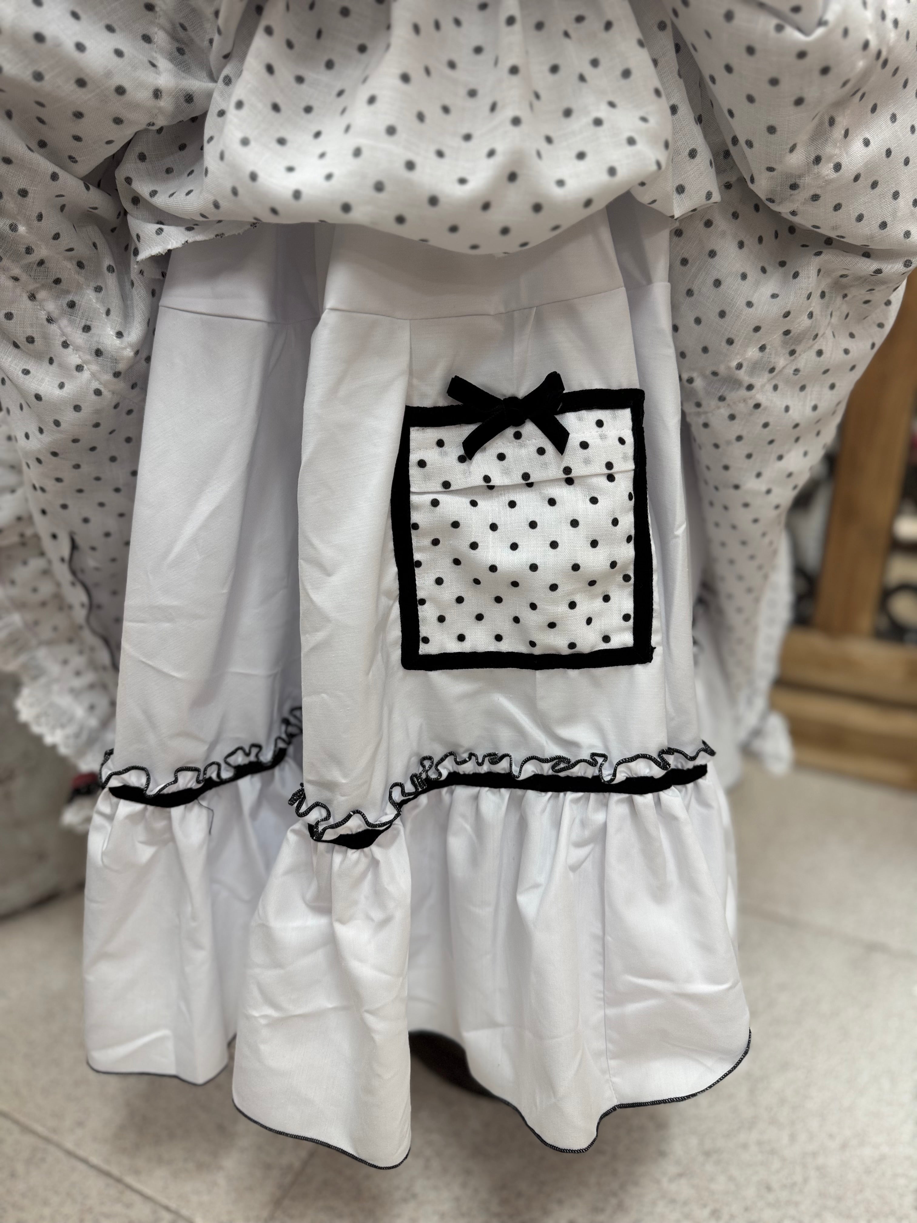 Traje de Flamenca Marisol Lunar T. 4