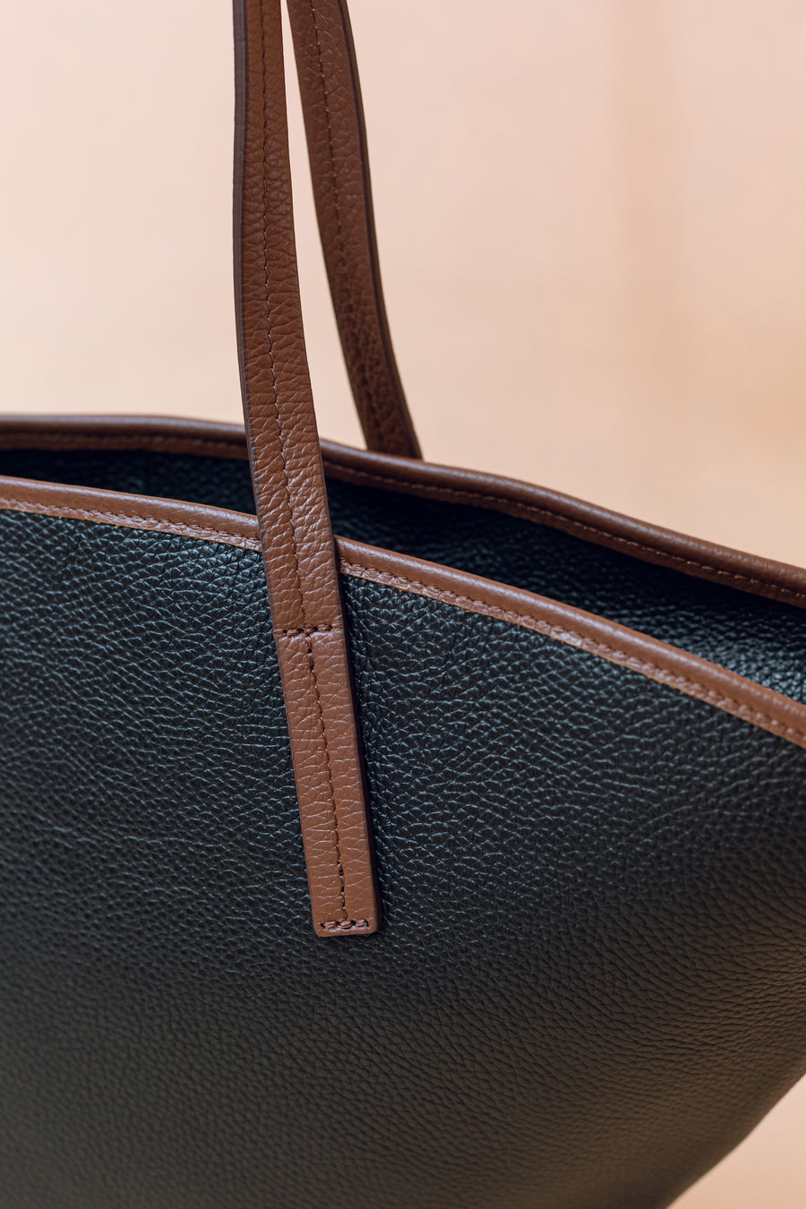Capazo Piel Vanity Negro