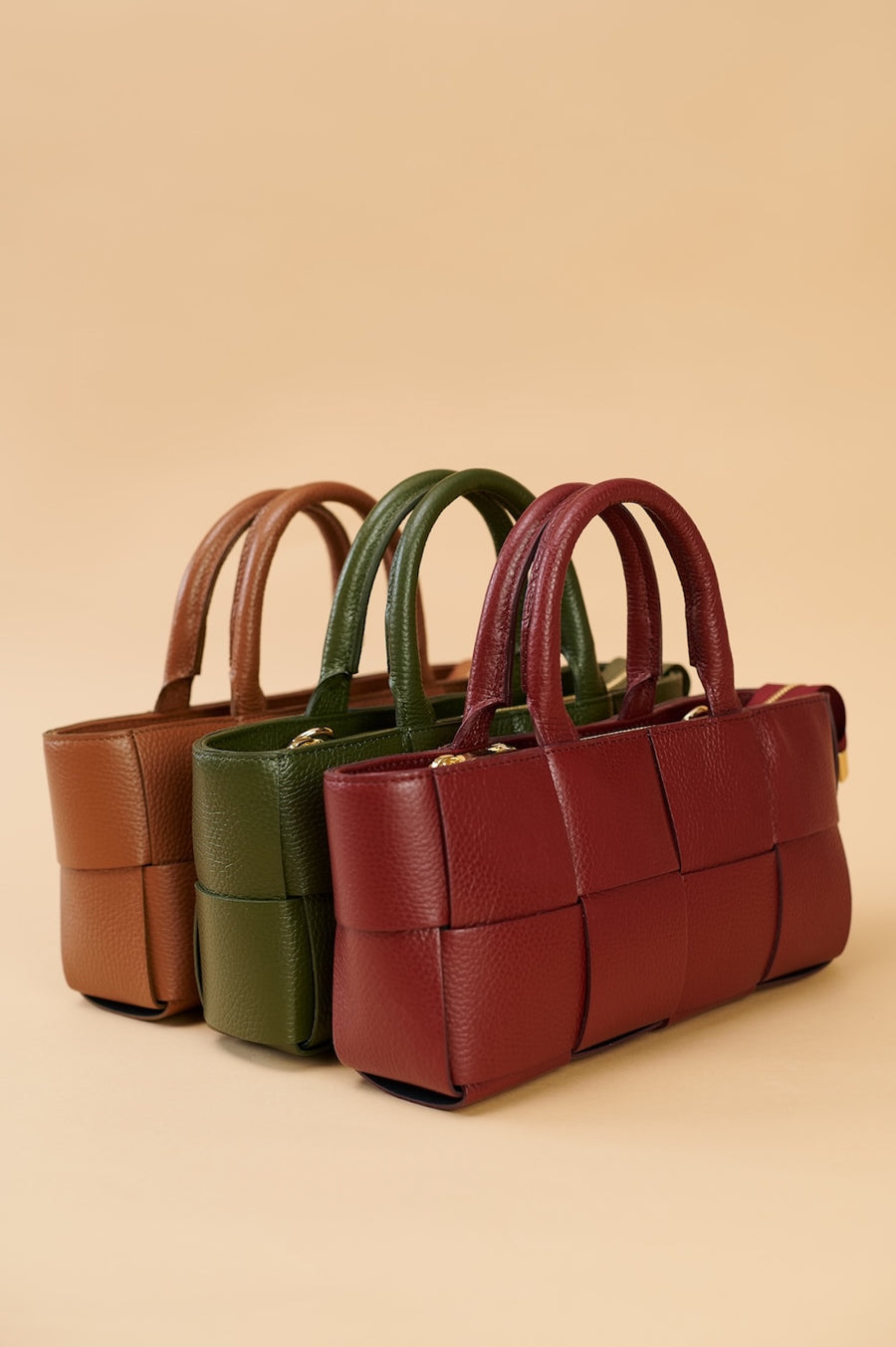 Bolso Piel Trenza disponible en 5 colores