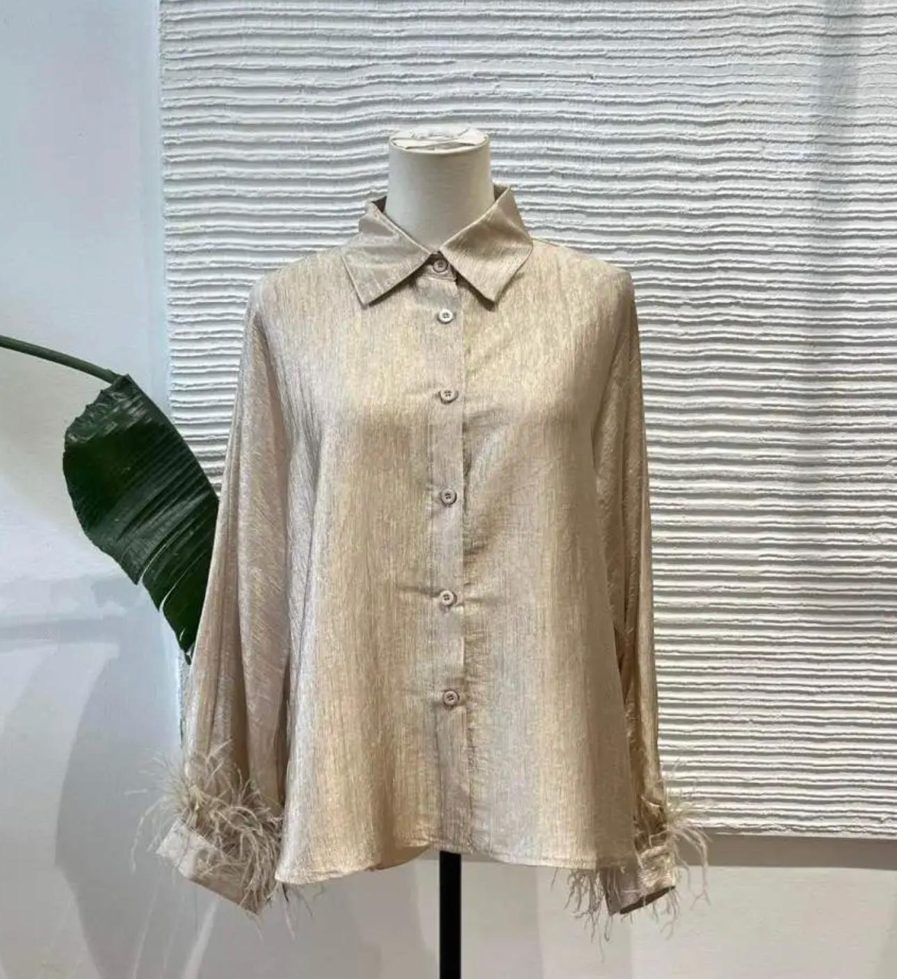 Blusa Lumiere Plumas