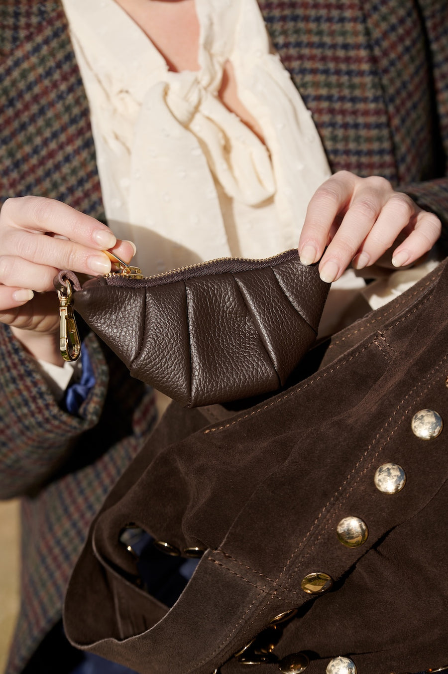 Monedero Piel Croissant