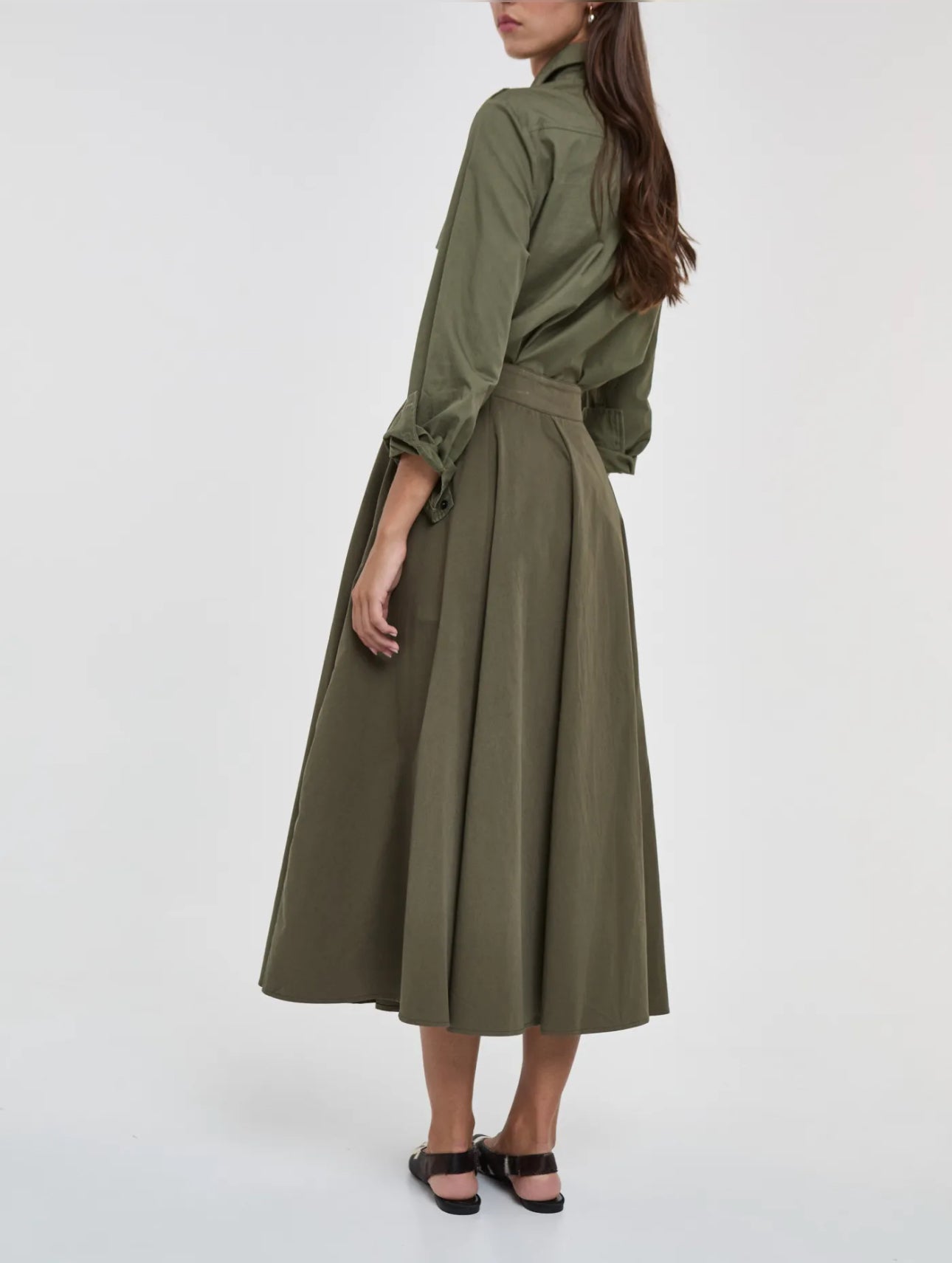 Falda Vuelo Verde Kaki