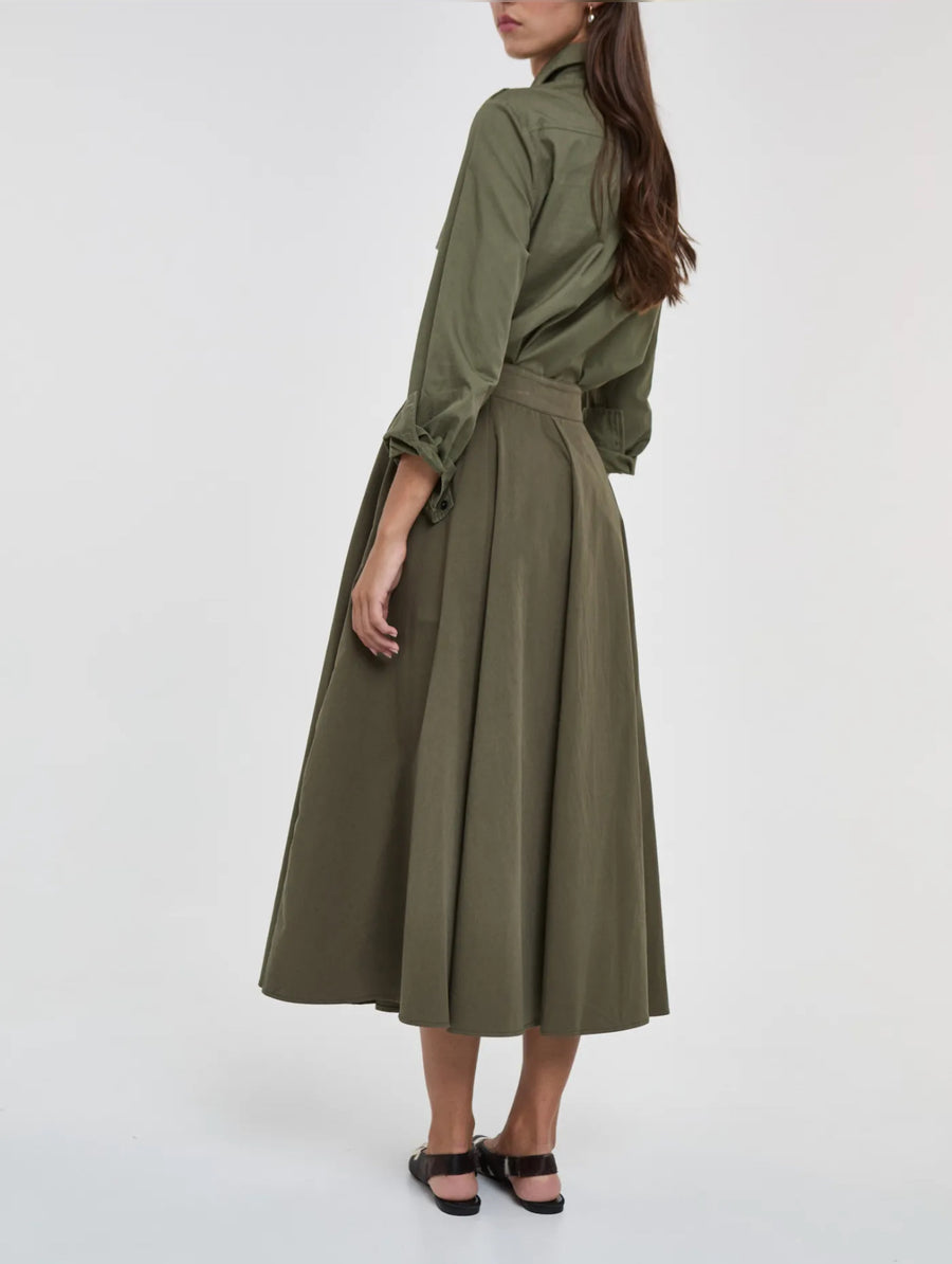 Falda Vuelo Verde Kaki