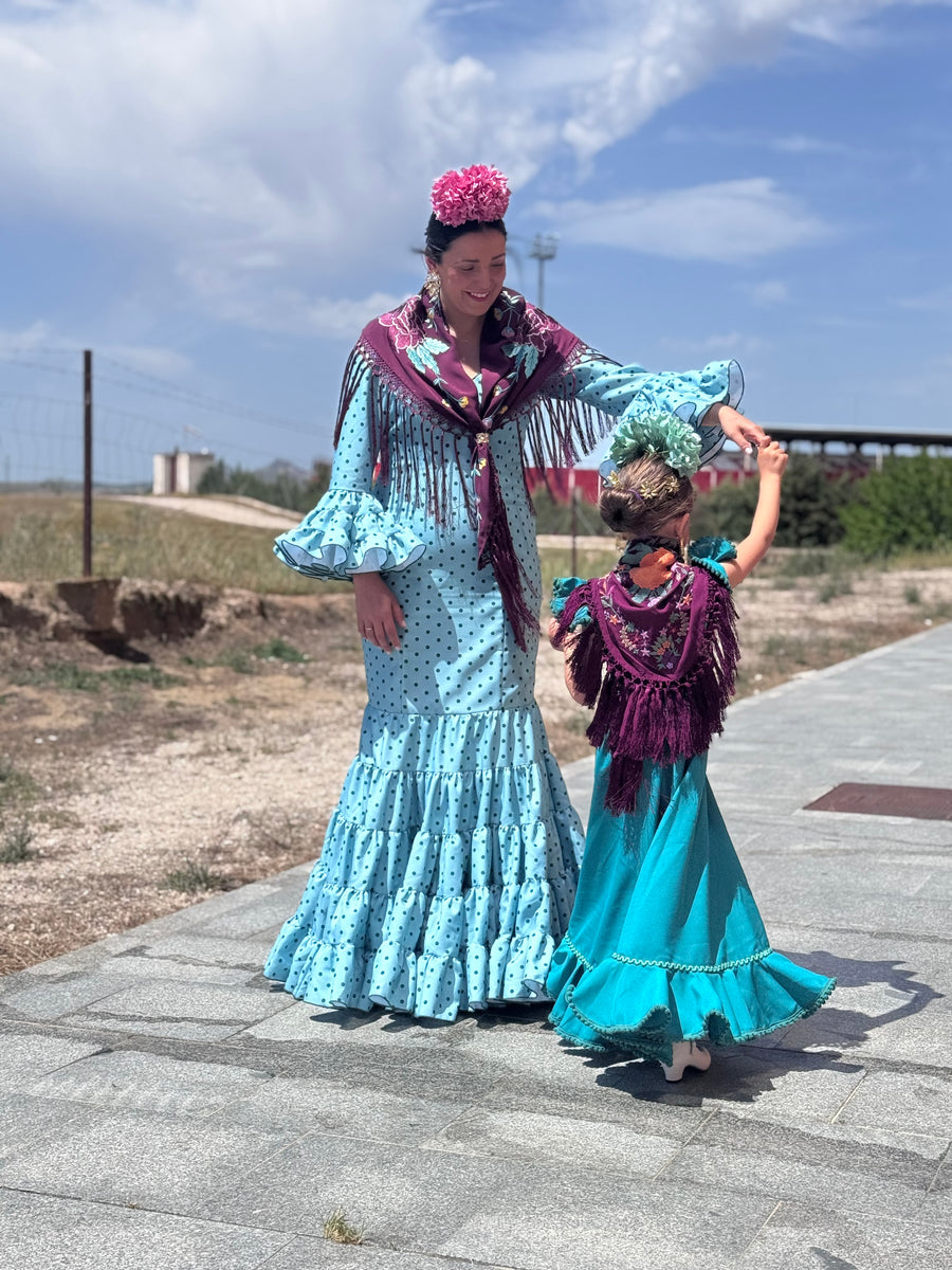Vestido Flamenca Modelo Cordobesa T.46