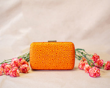Clutch Diamond Naranja