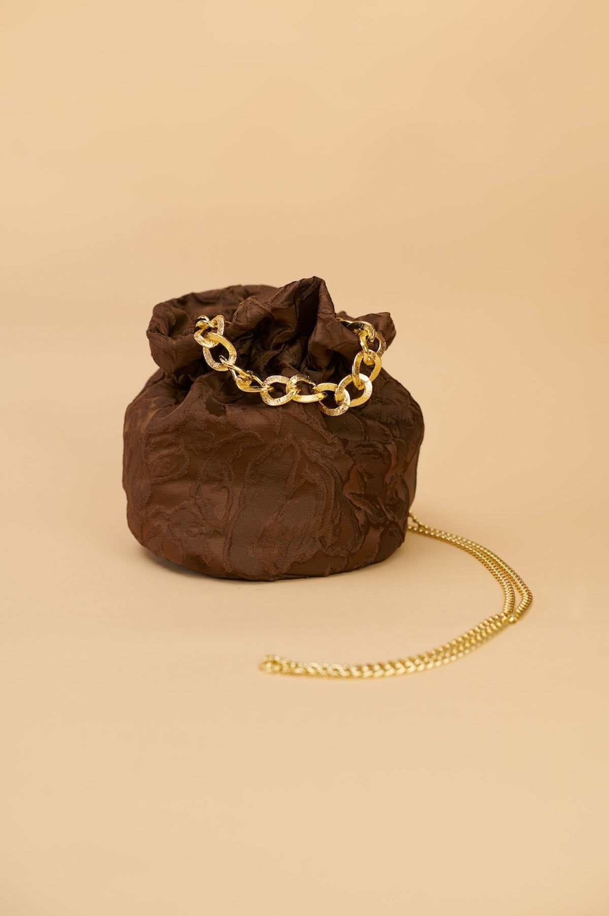 Bombonera Jacquard Marrón