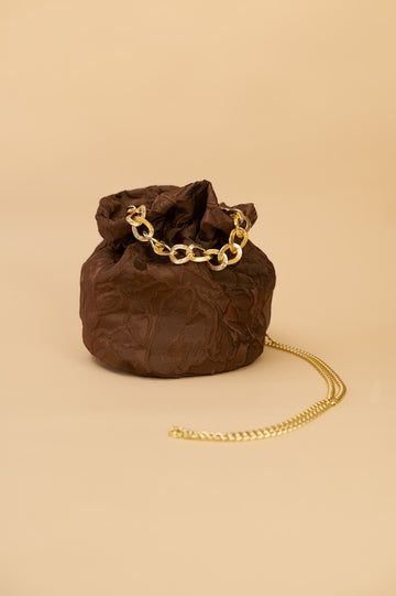 Bombonera Jacquard Marrón